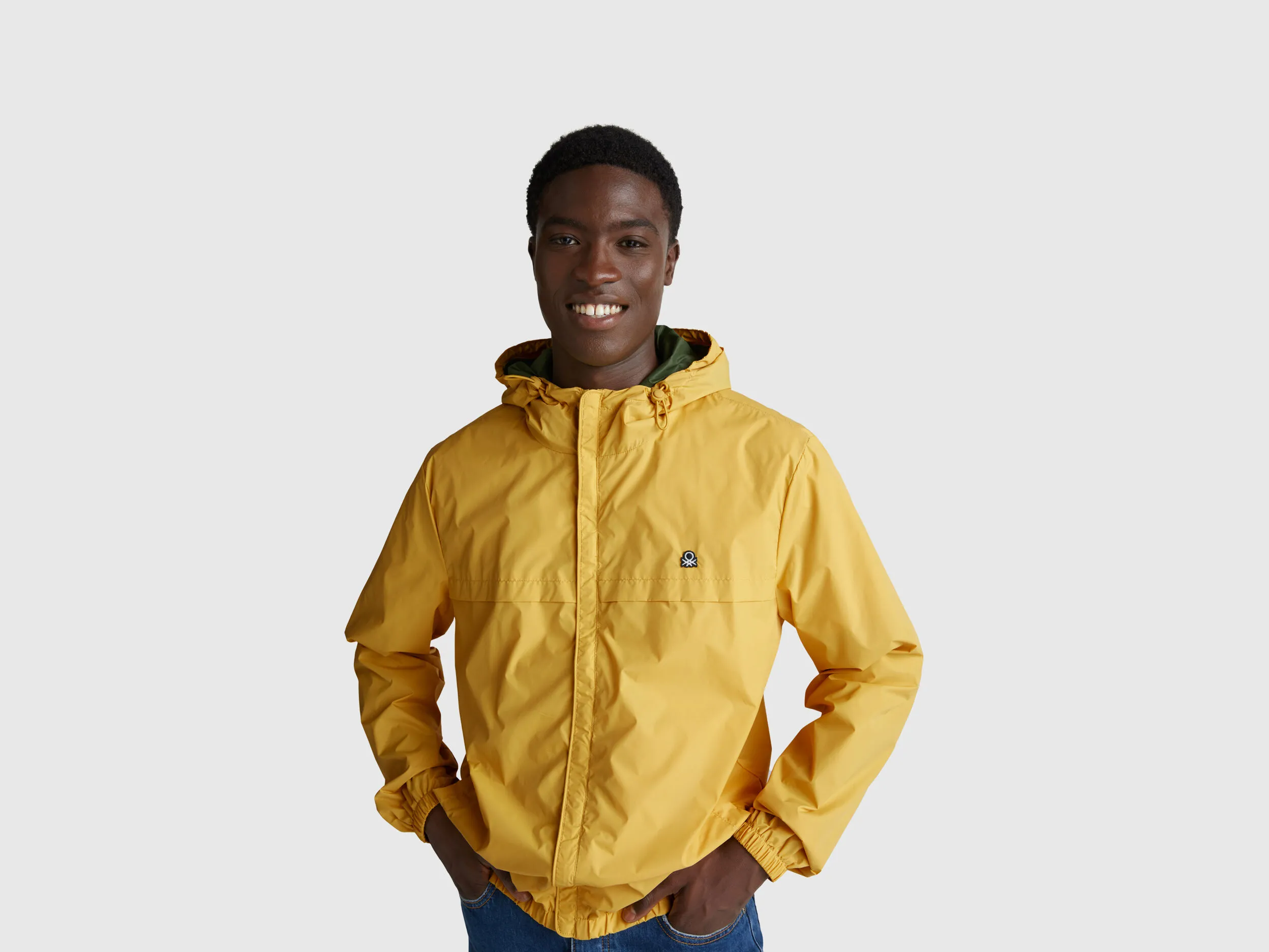 Veste à capuche « Rain Defender » - Moutarde