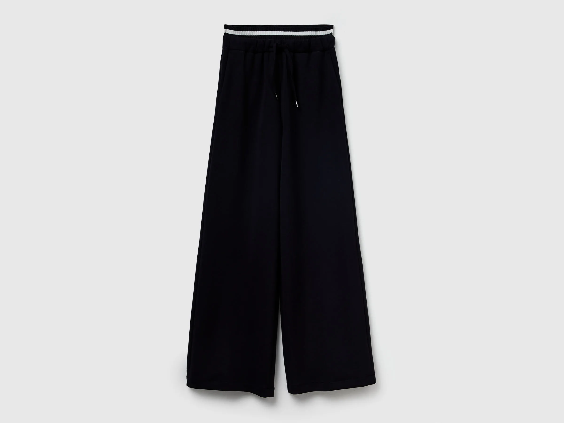Pantalon large en modal extensible - Noir