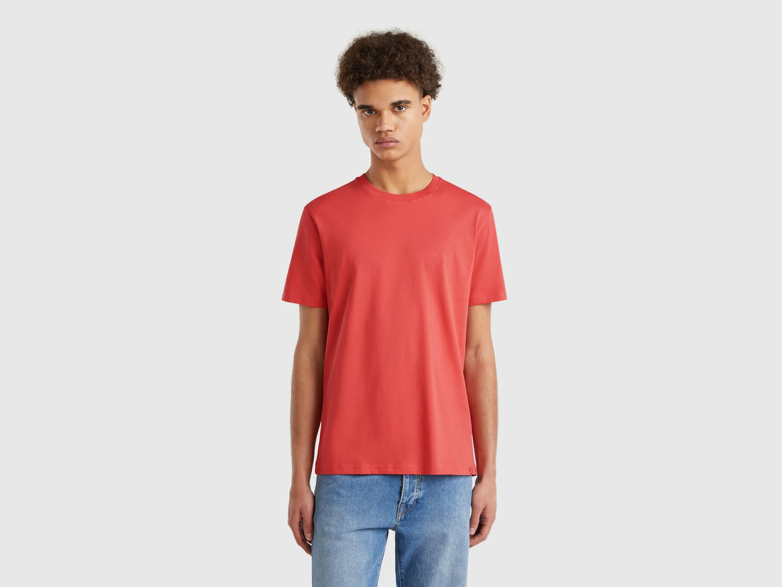 T-shirt bleu nuit - Rouge Brique