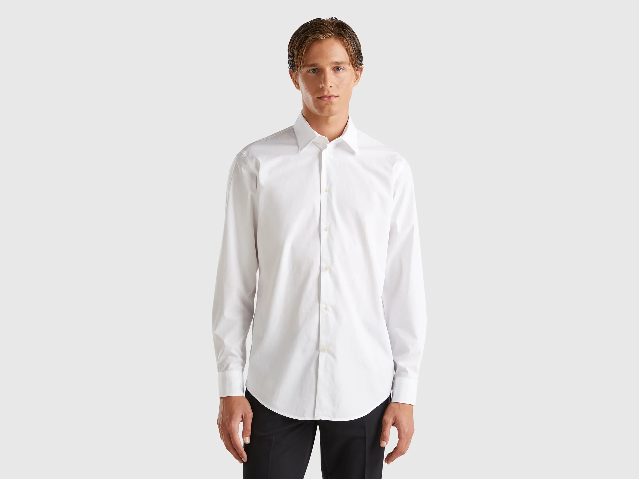 Chemise blanche en coton - Blanc