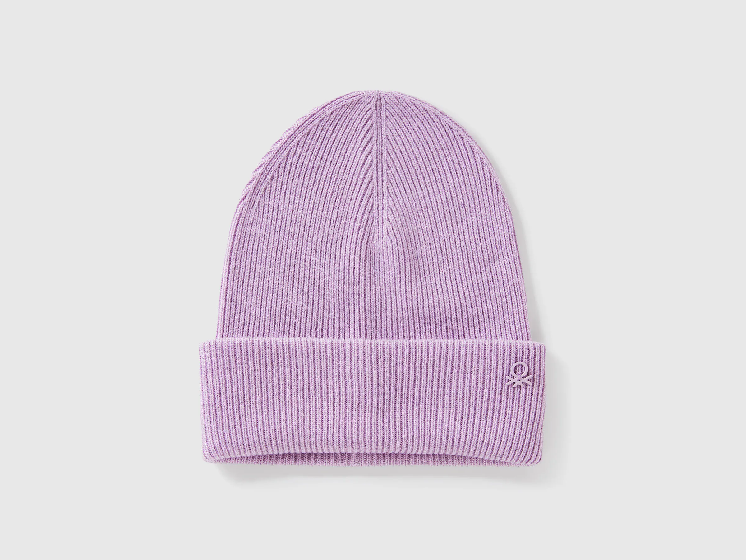 Bonnet en laine mélangée - Lavande