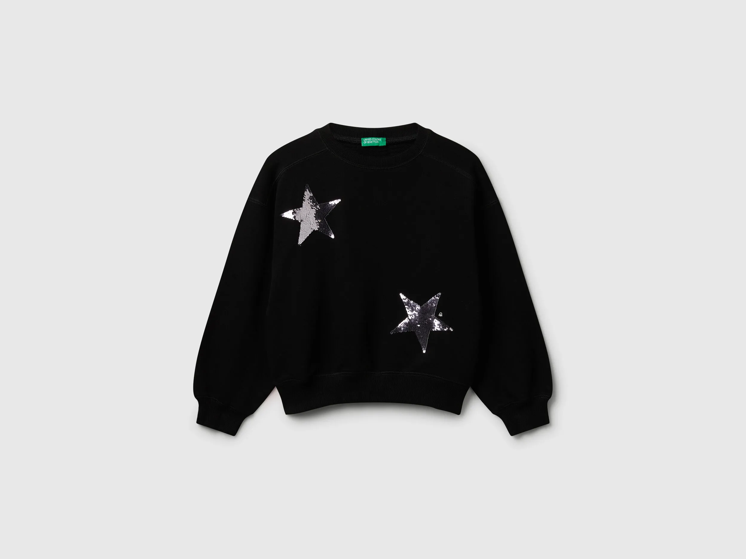 Sweat-shirt à paillettes - Noir