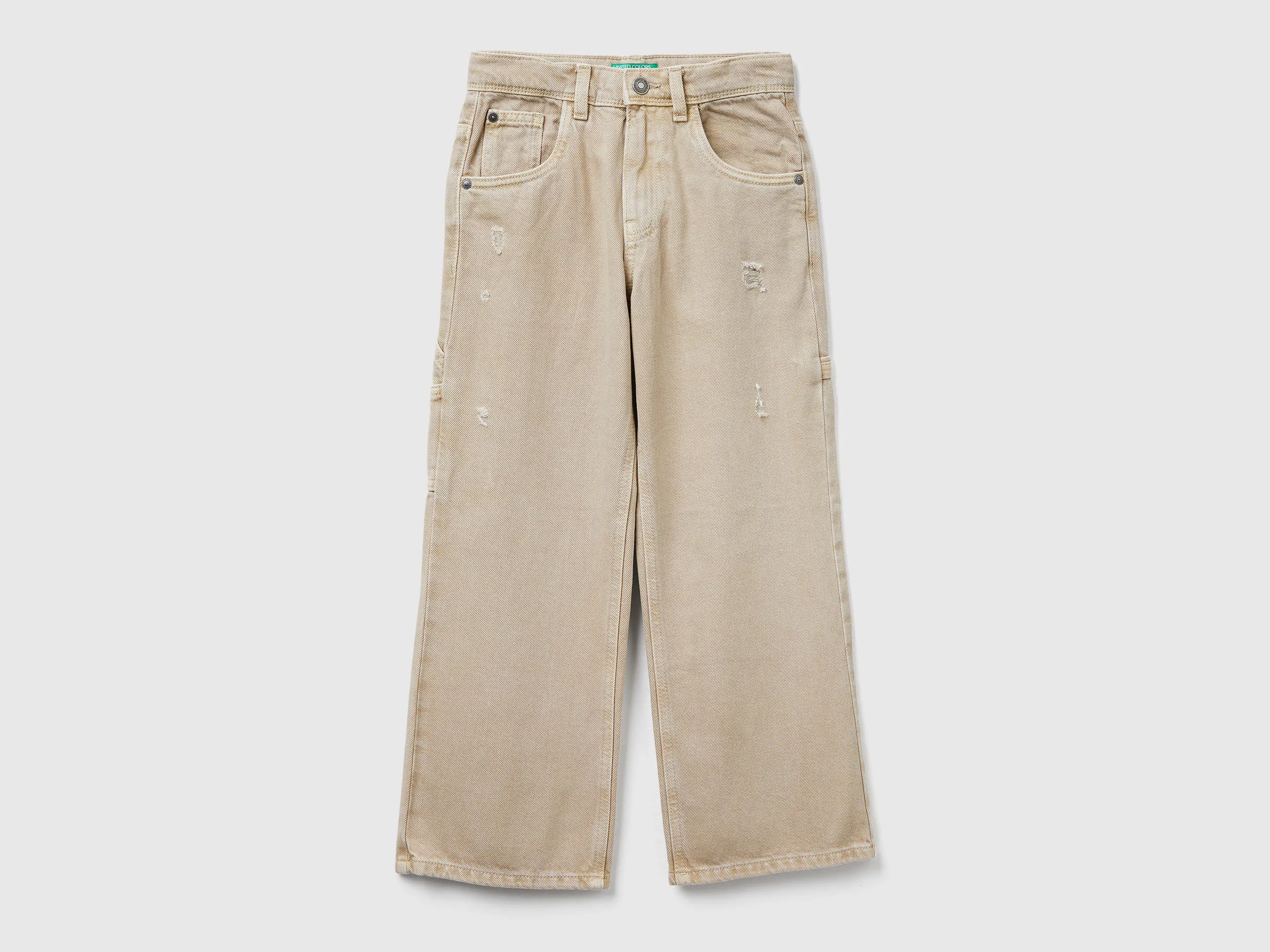Pantalon style ouvrier - Beige