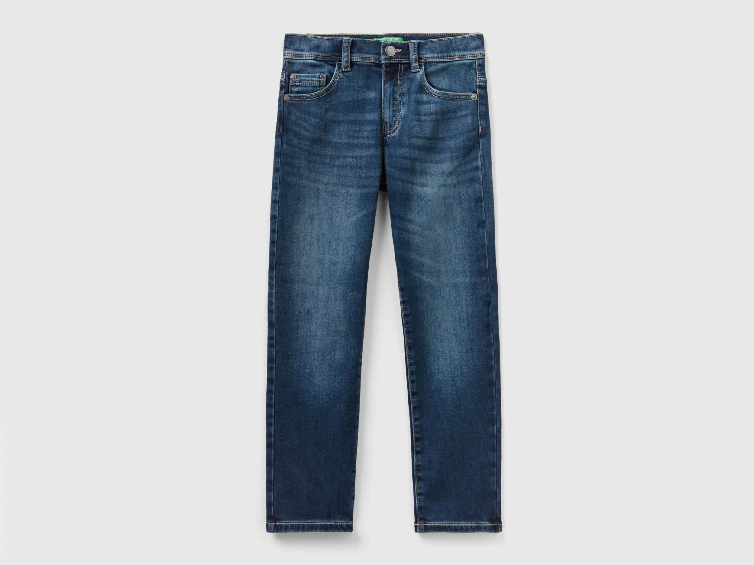 Jeans slim thermique - Bleu
