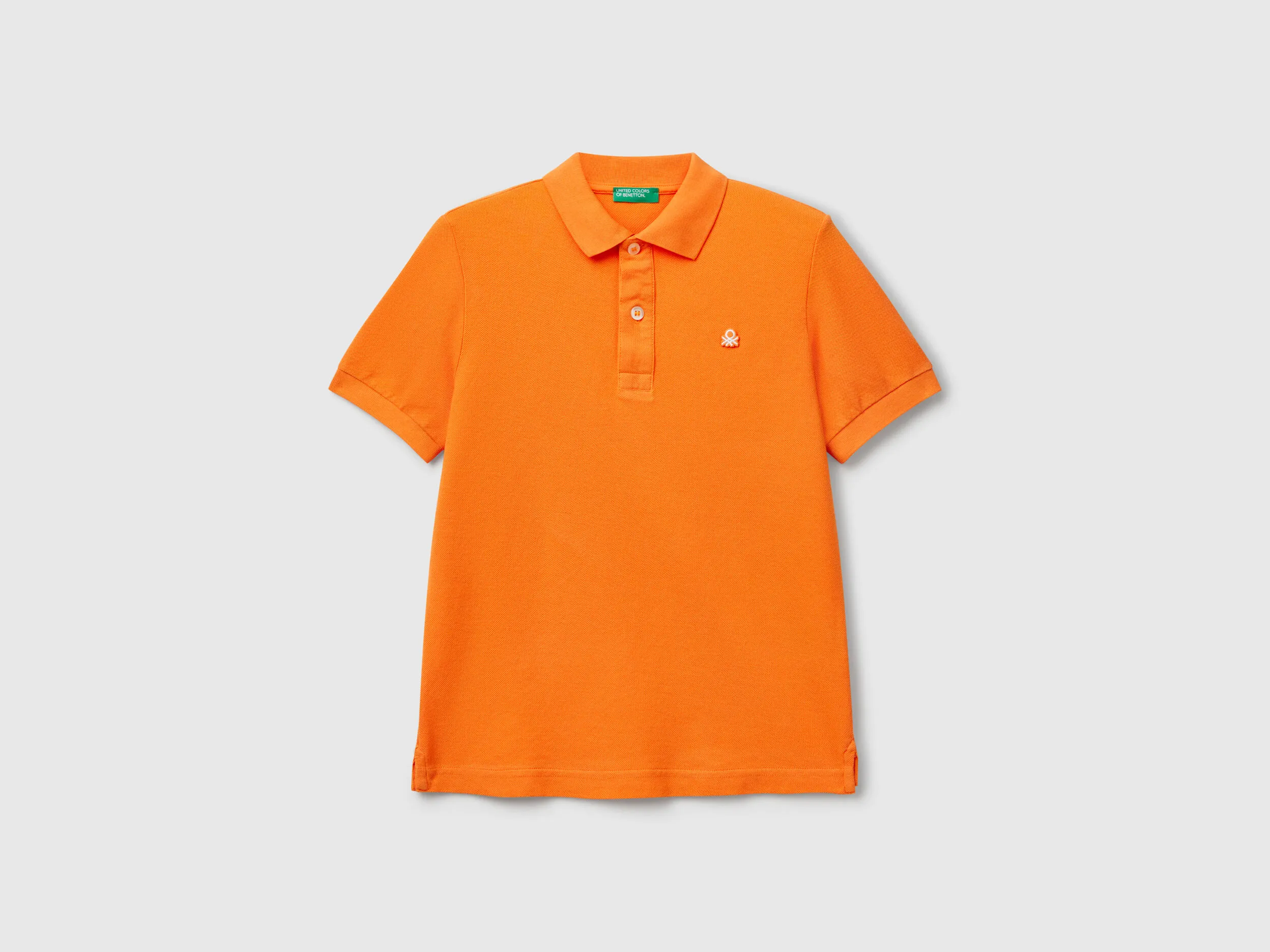 Polo slim en pur coton - Orange