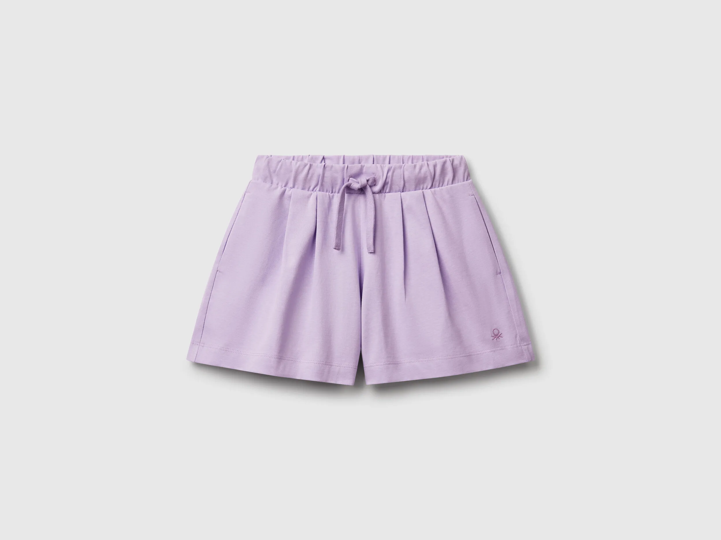 Short pur coton - Lilas
