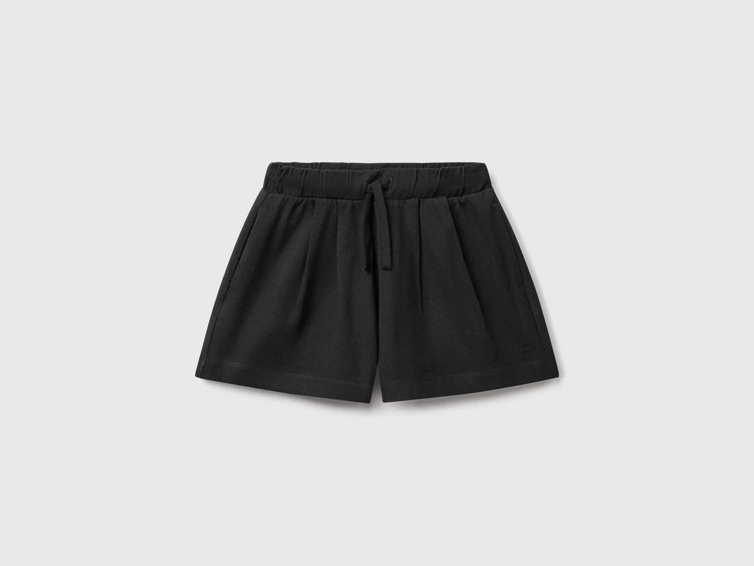 Short pur coton - Noir