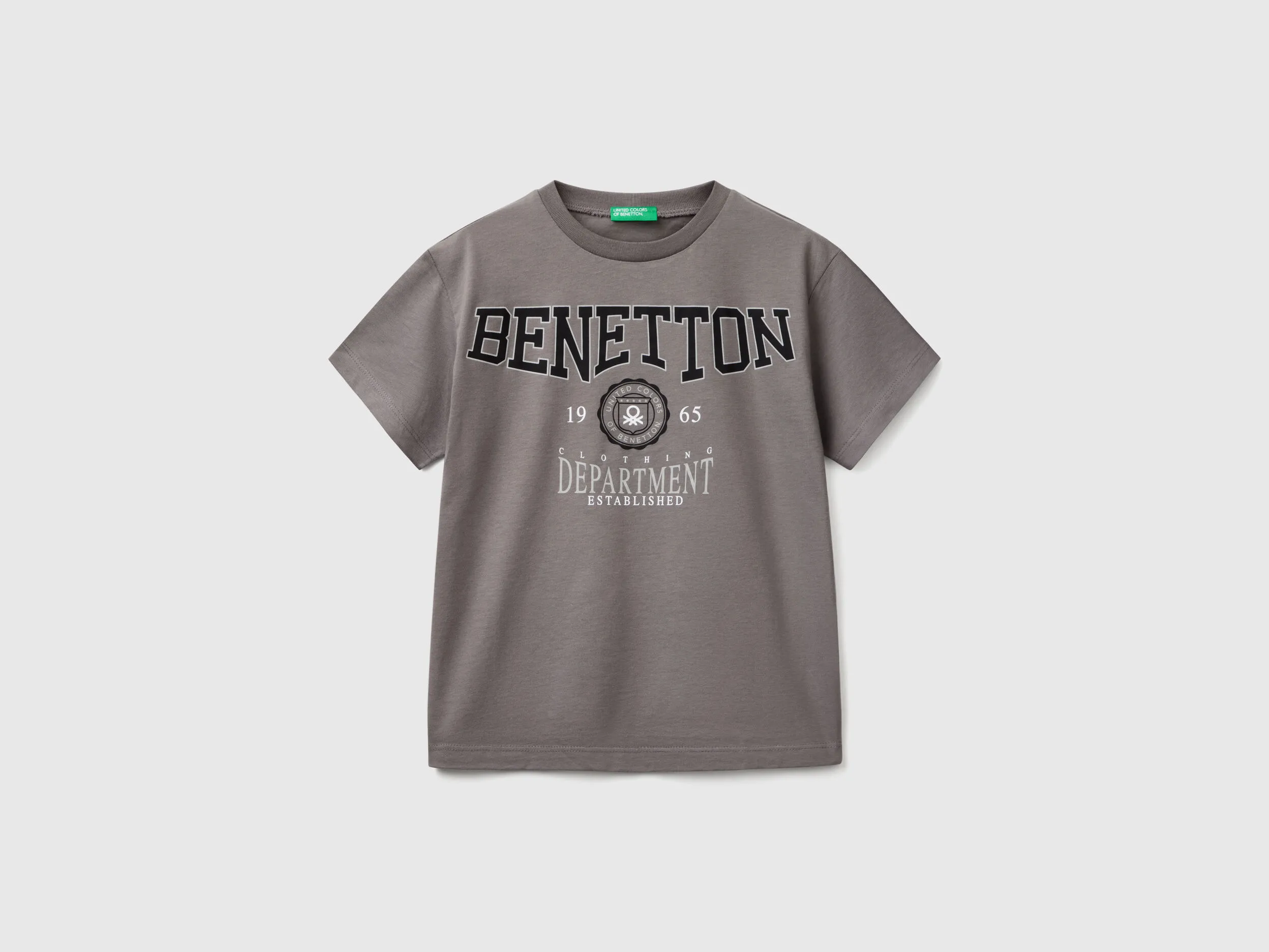 T-shirt à manches courtes 100% coton - Gris Foncé