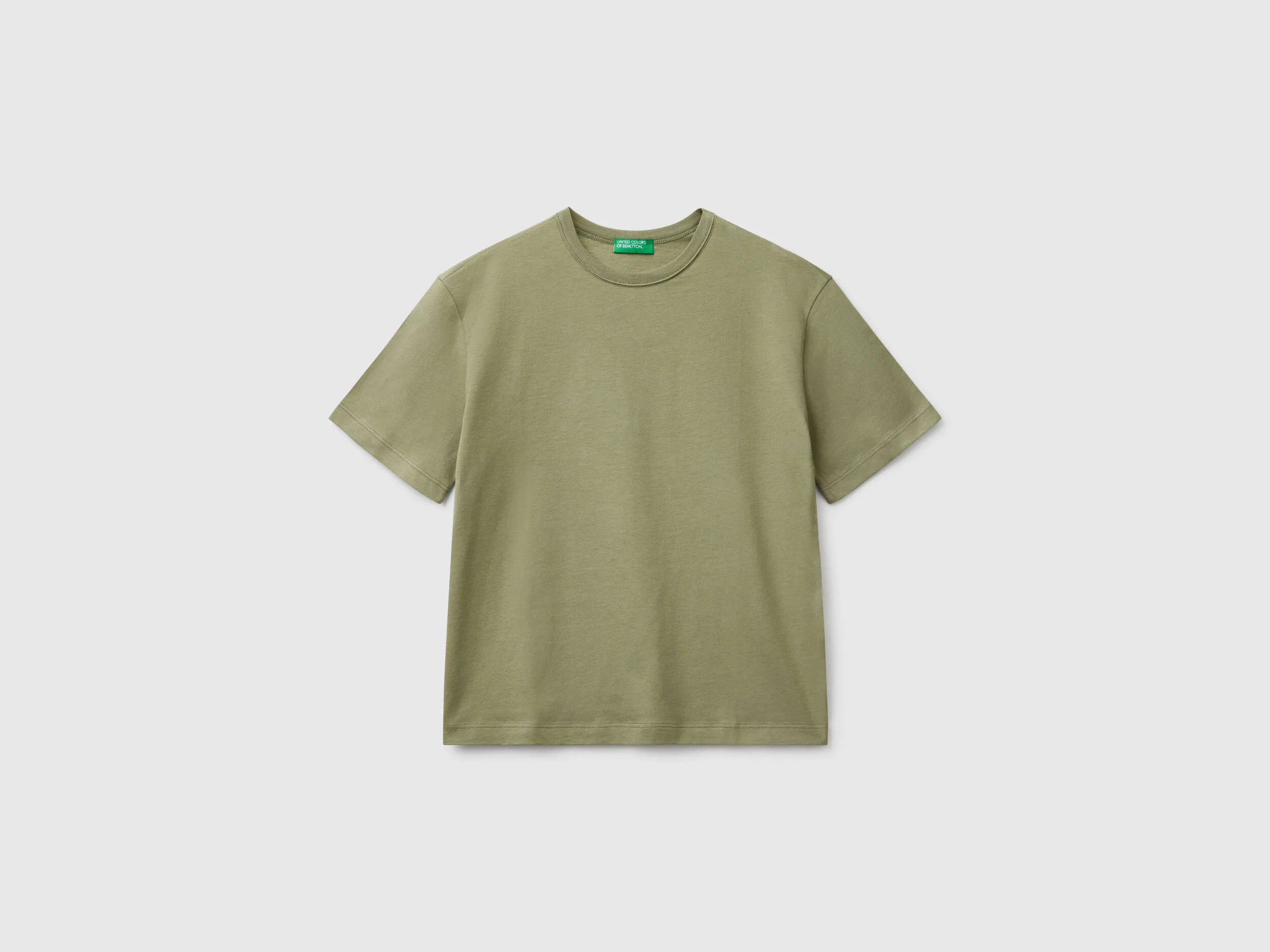 T-shirt avec logo surdimensionné - Vert olive