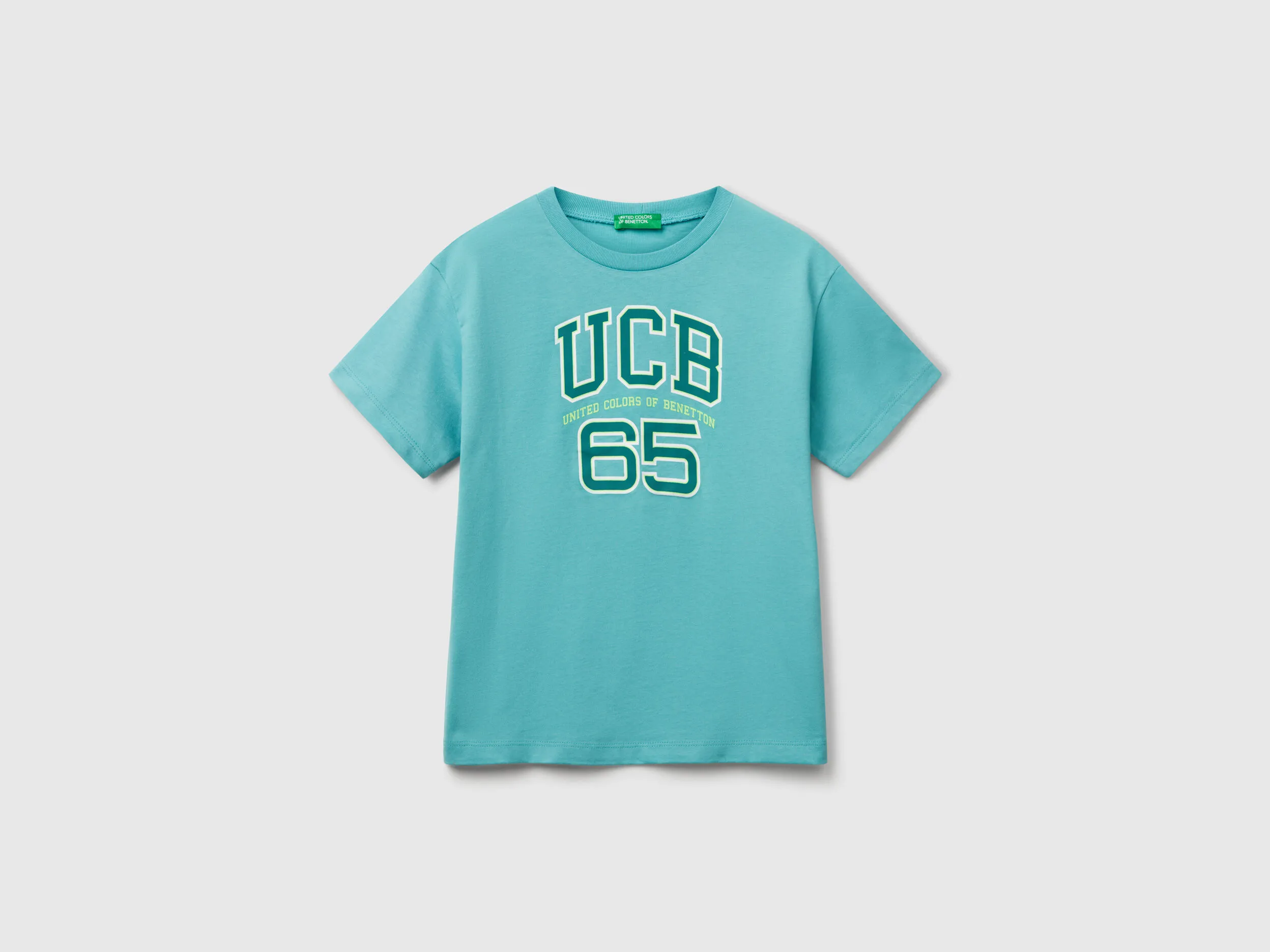 T-shirt avec logo - Bleu Vert