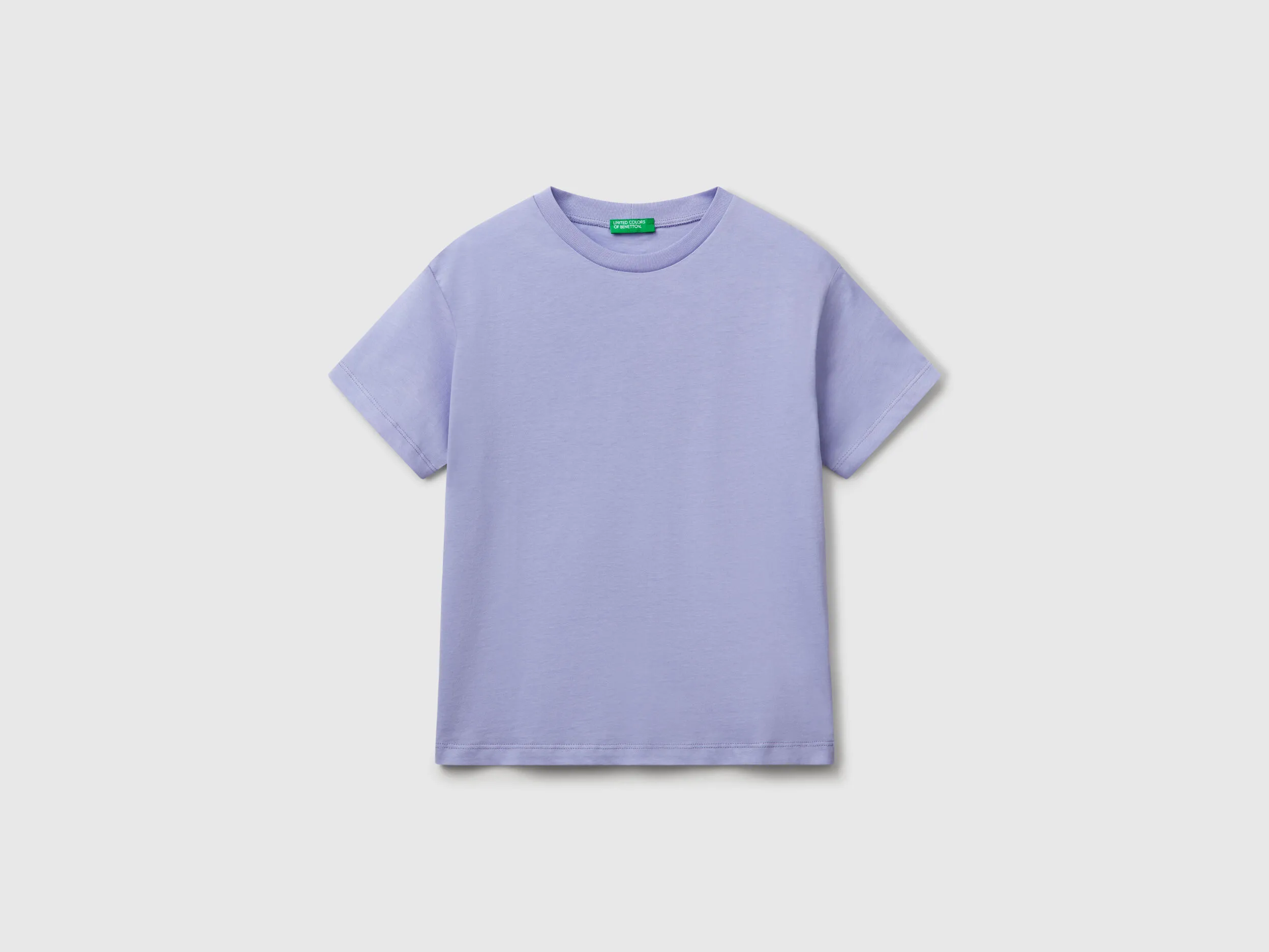 T-shirt en coton avec imprimé - Lilas