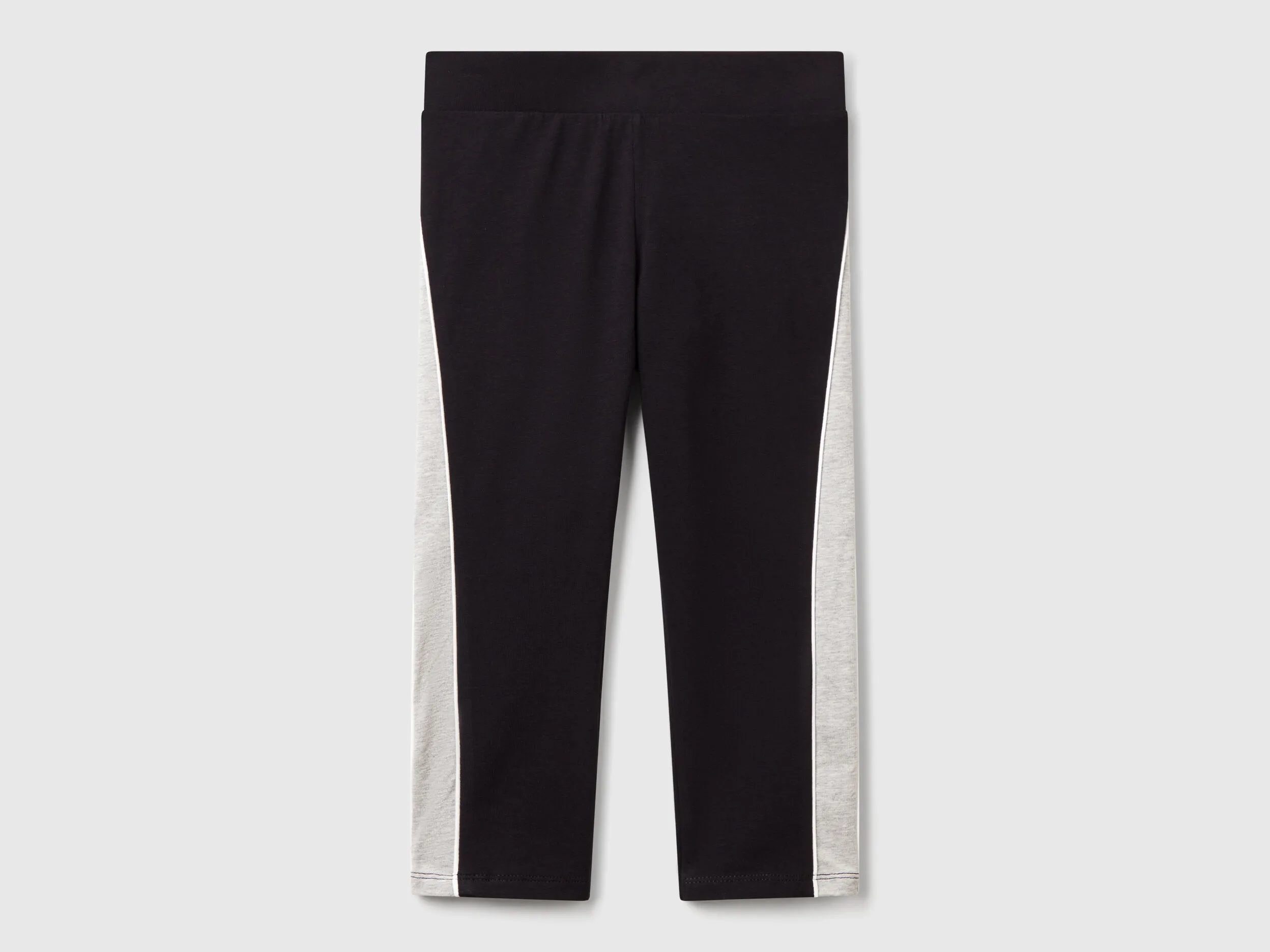 Legging de sport avec passepoil - Noir