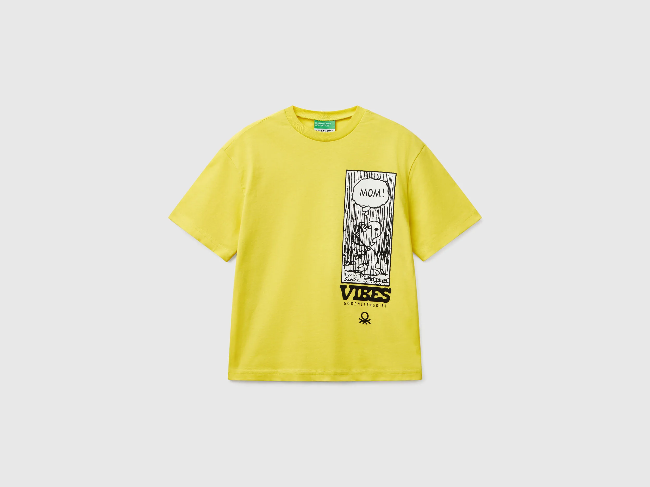 T-shirt à manches courtes Snoopy ©Peanuts - Jaune