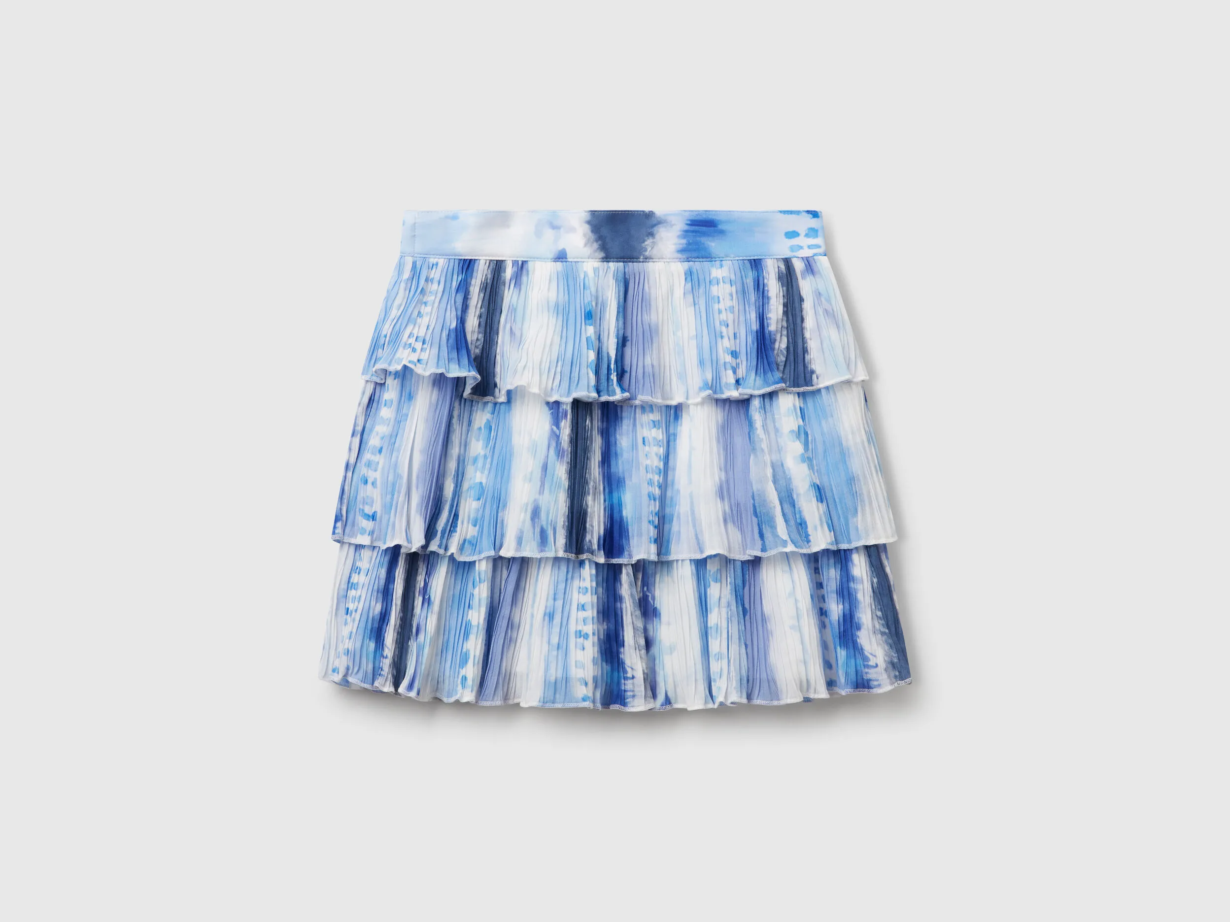 Jupe plissée avec imprimé - Multi-color