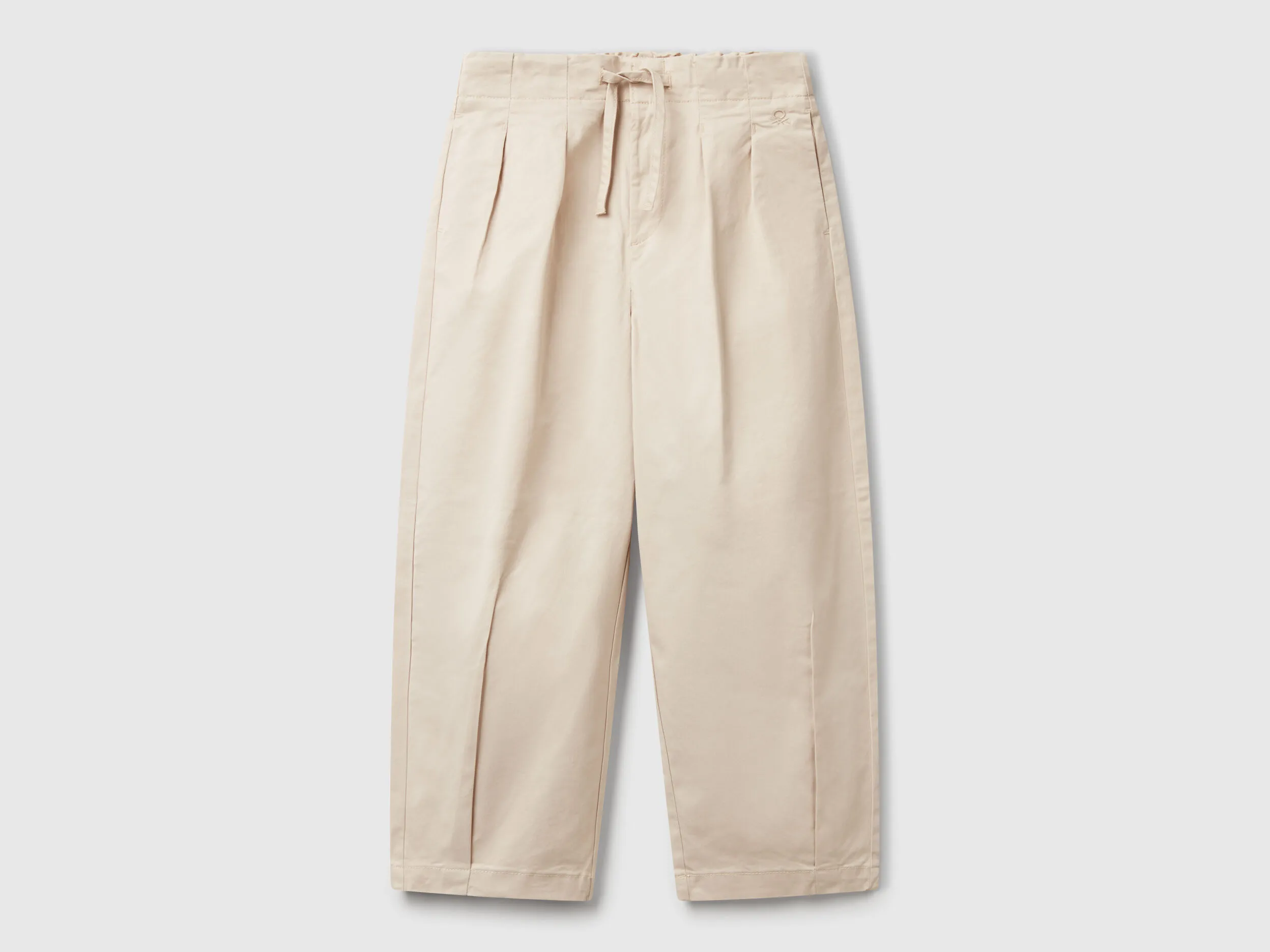 Pantalon à plis - Beige