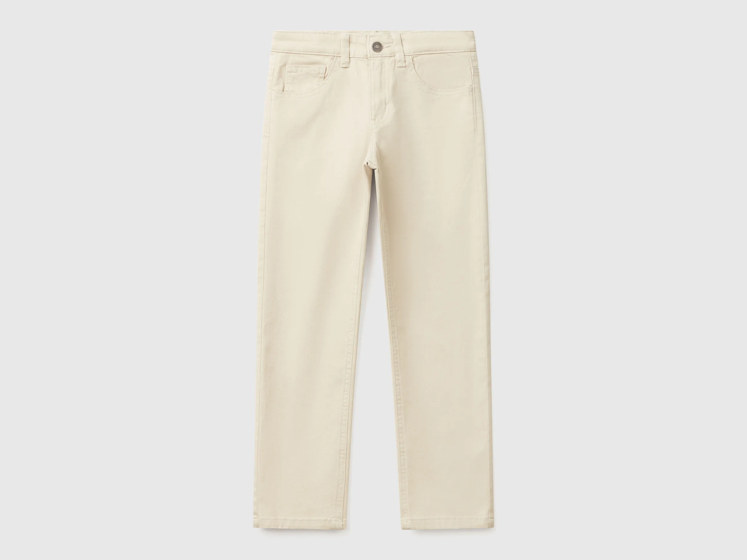 Pantalon slim cinq poches - Beige
