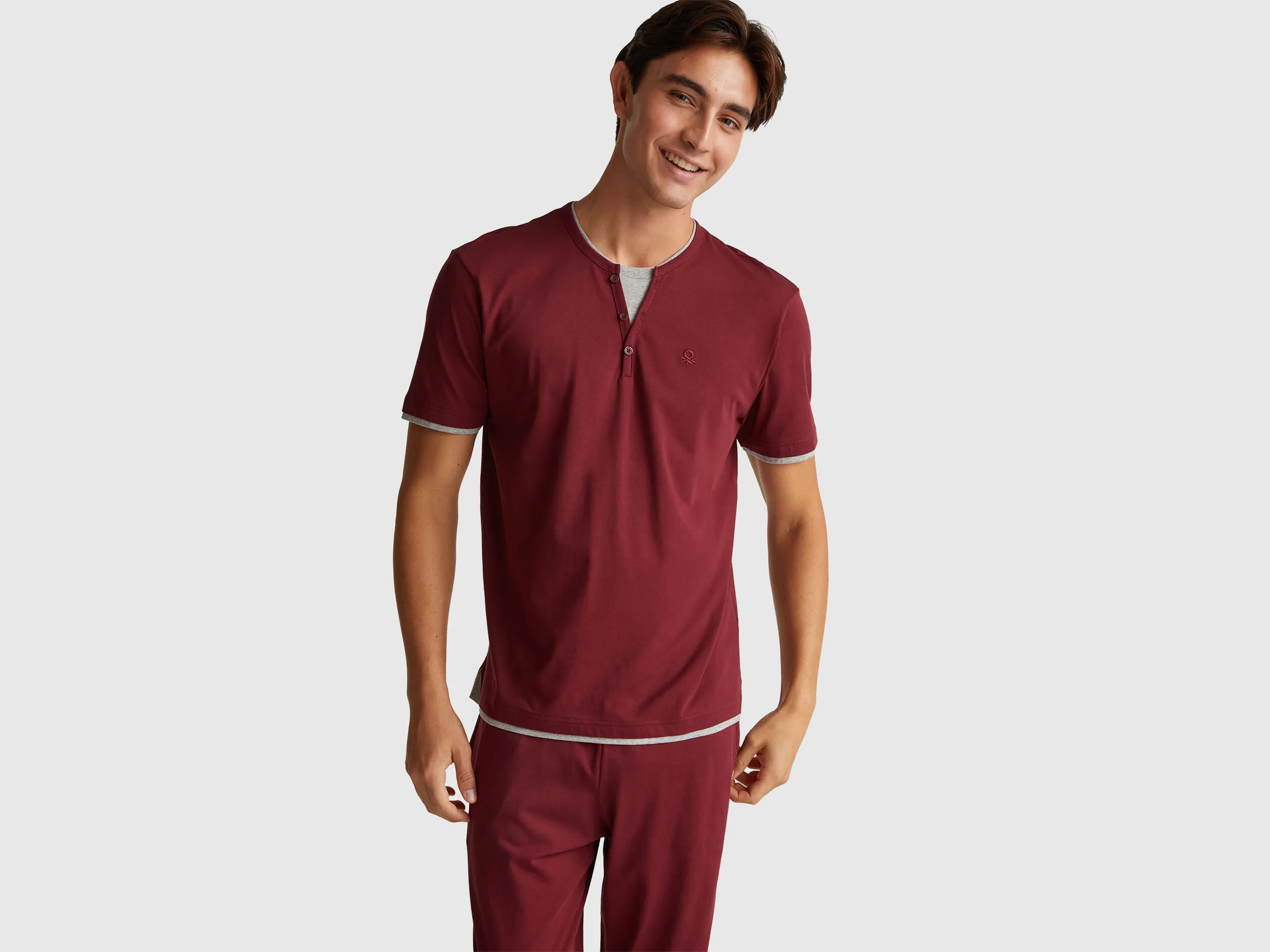 T-shirt en pur coton - Bordeaux