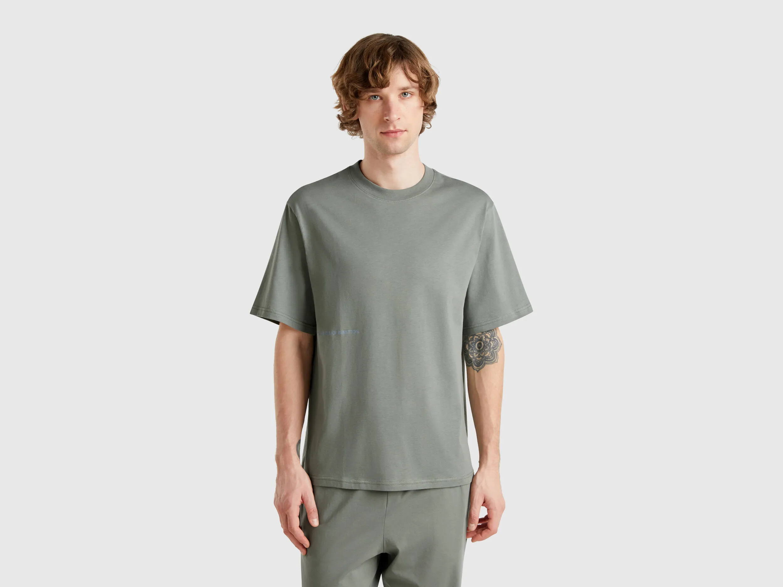 T-shirt avec logo imprimé - Vert Clair