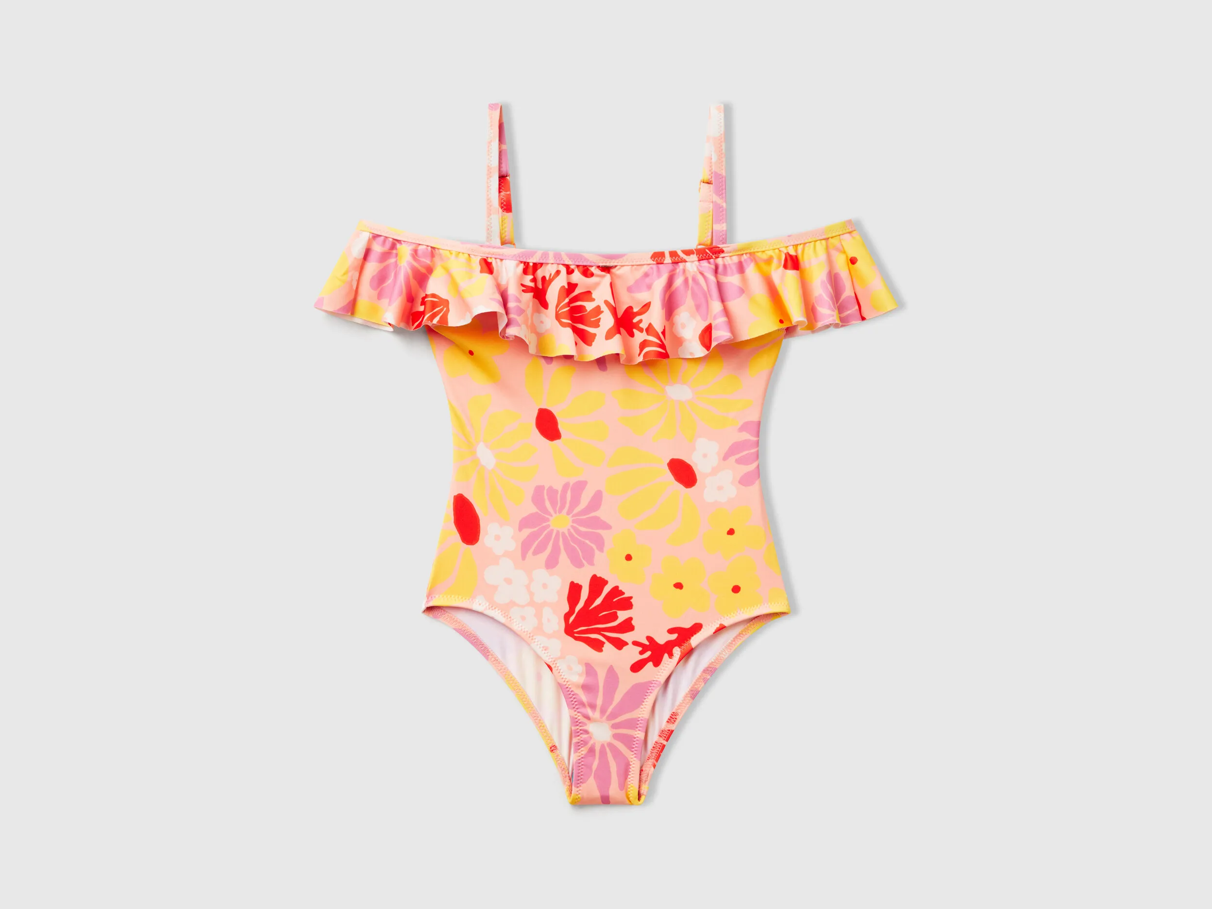 Maillot de bain une pièce imprimé fleurs - Multi-color