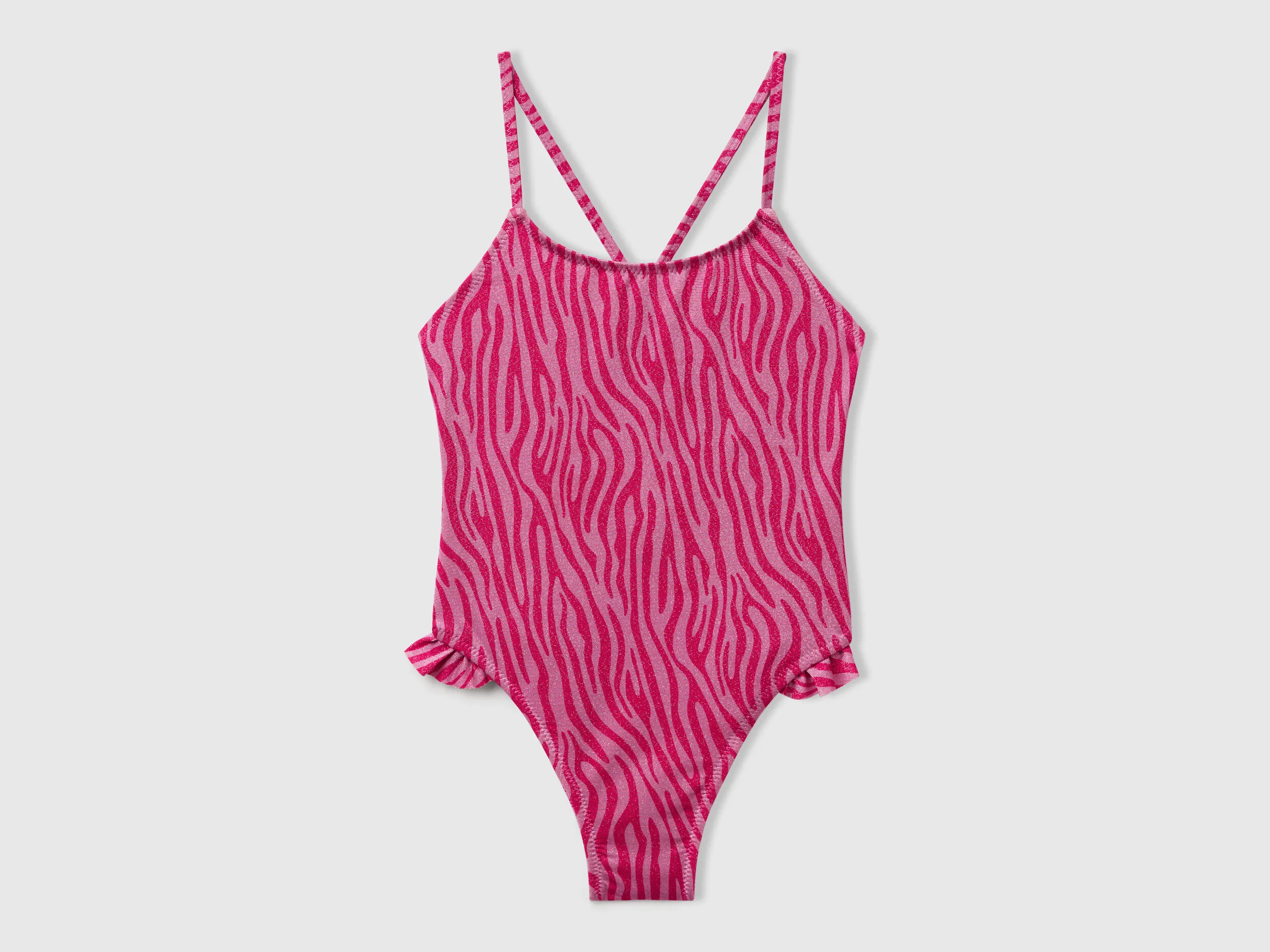 Maillot de bain intérieur imprimé animal - Fuchsia