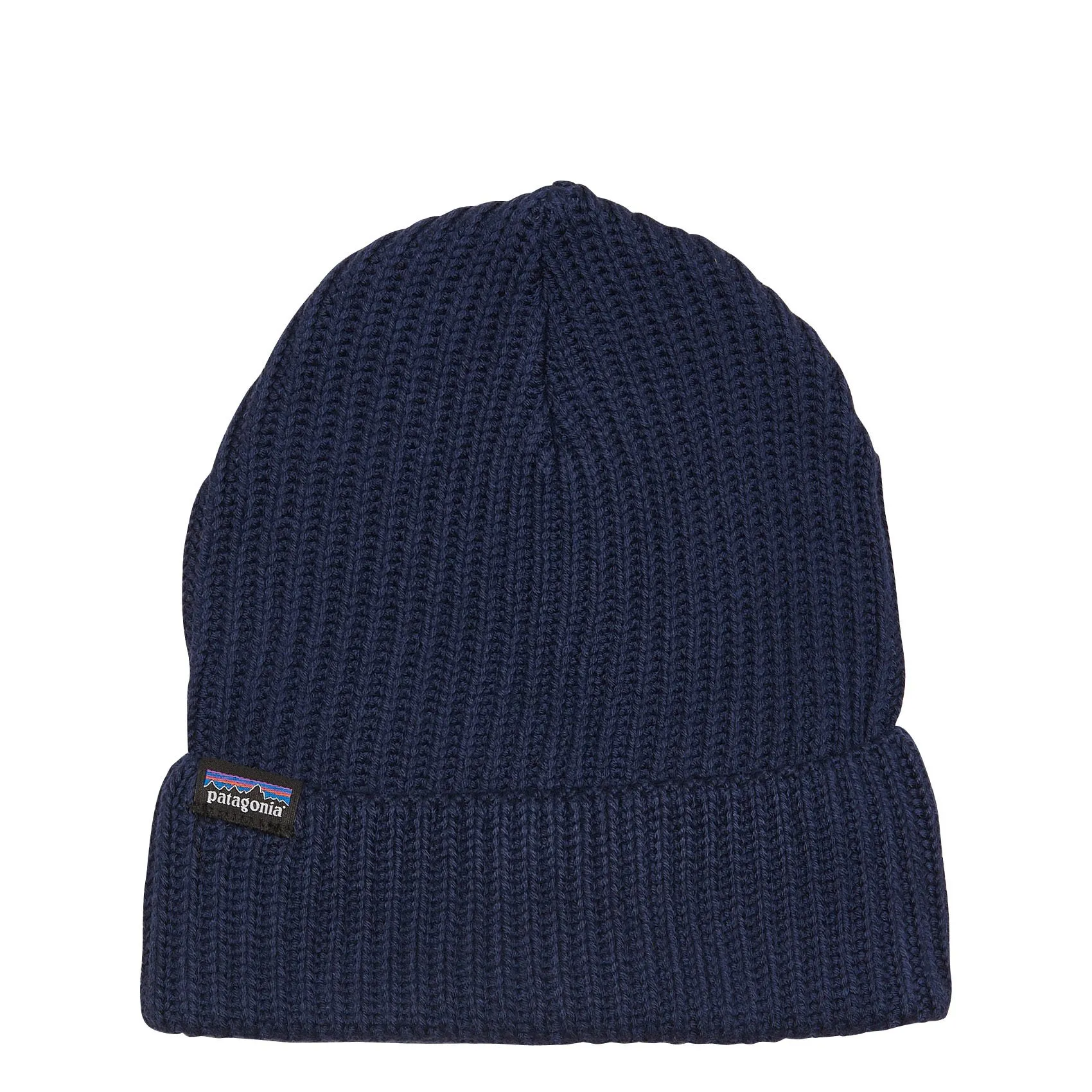 Bonnet en maille côtelée Bleu