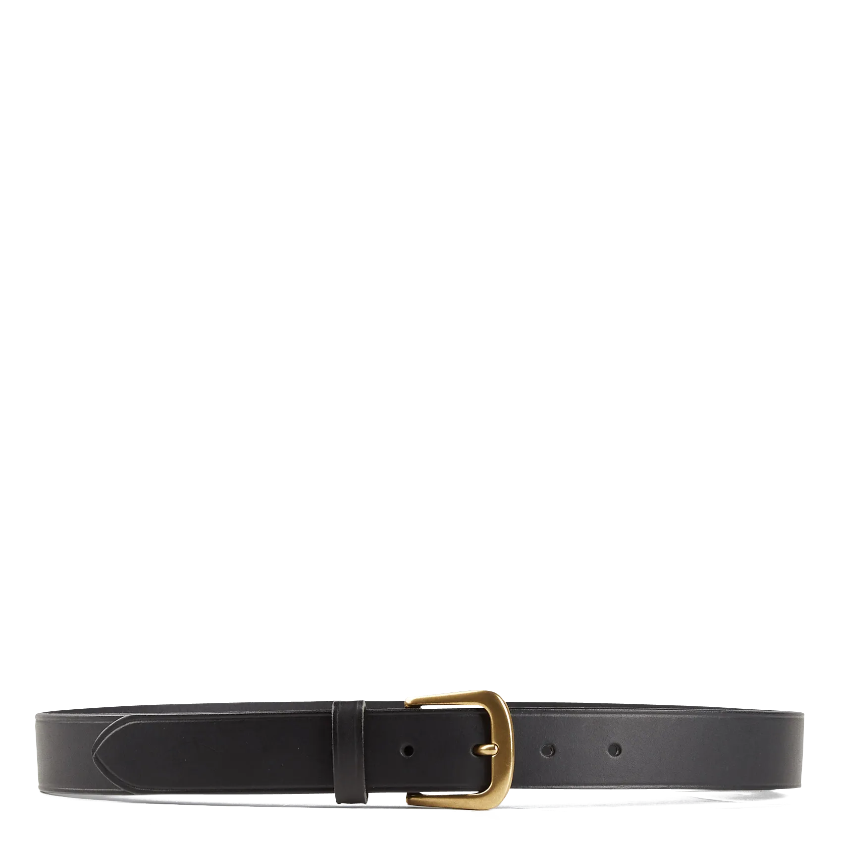 Ceinture à boucle en cuir Noir CAFE