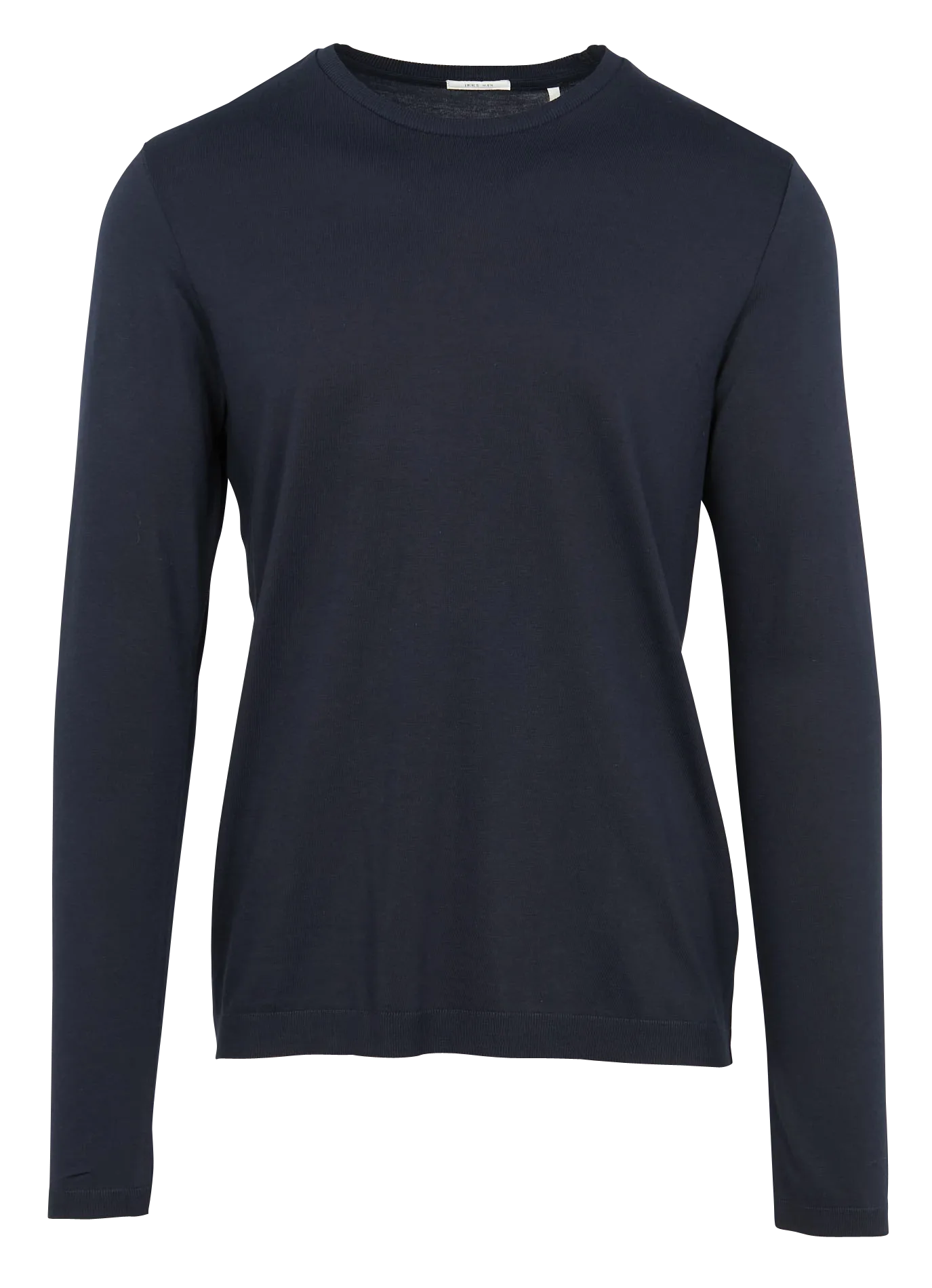 Tee-shirt col rond regular-fit en coton mélangé Bleu