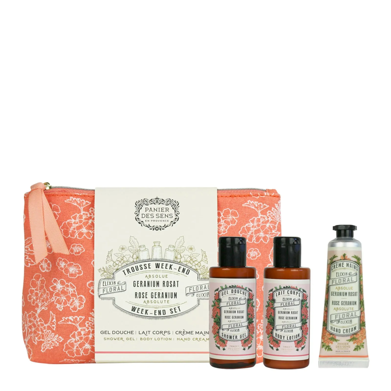 Trousse voyage - 3 soins au Geranium Rosat