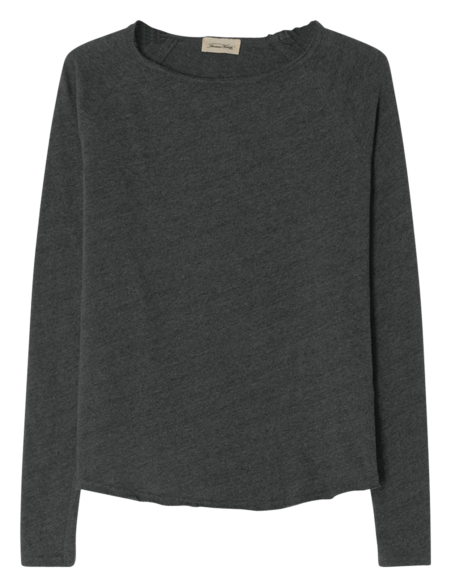 Tee-shirt droit col rond en coton Noir SONOMA