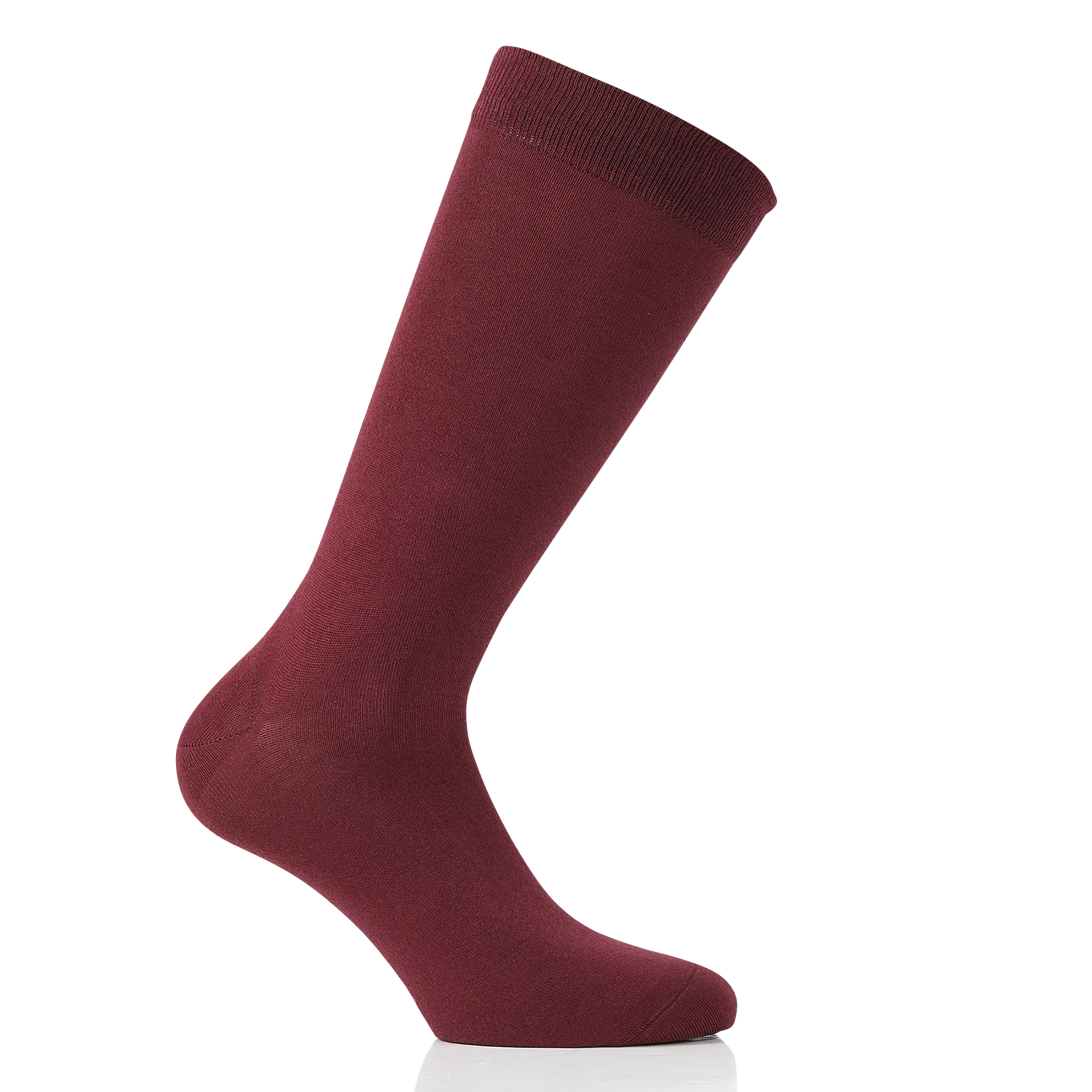 Chaussettes en coton stretch Rouge