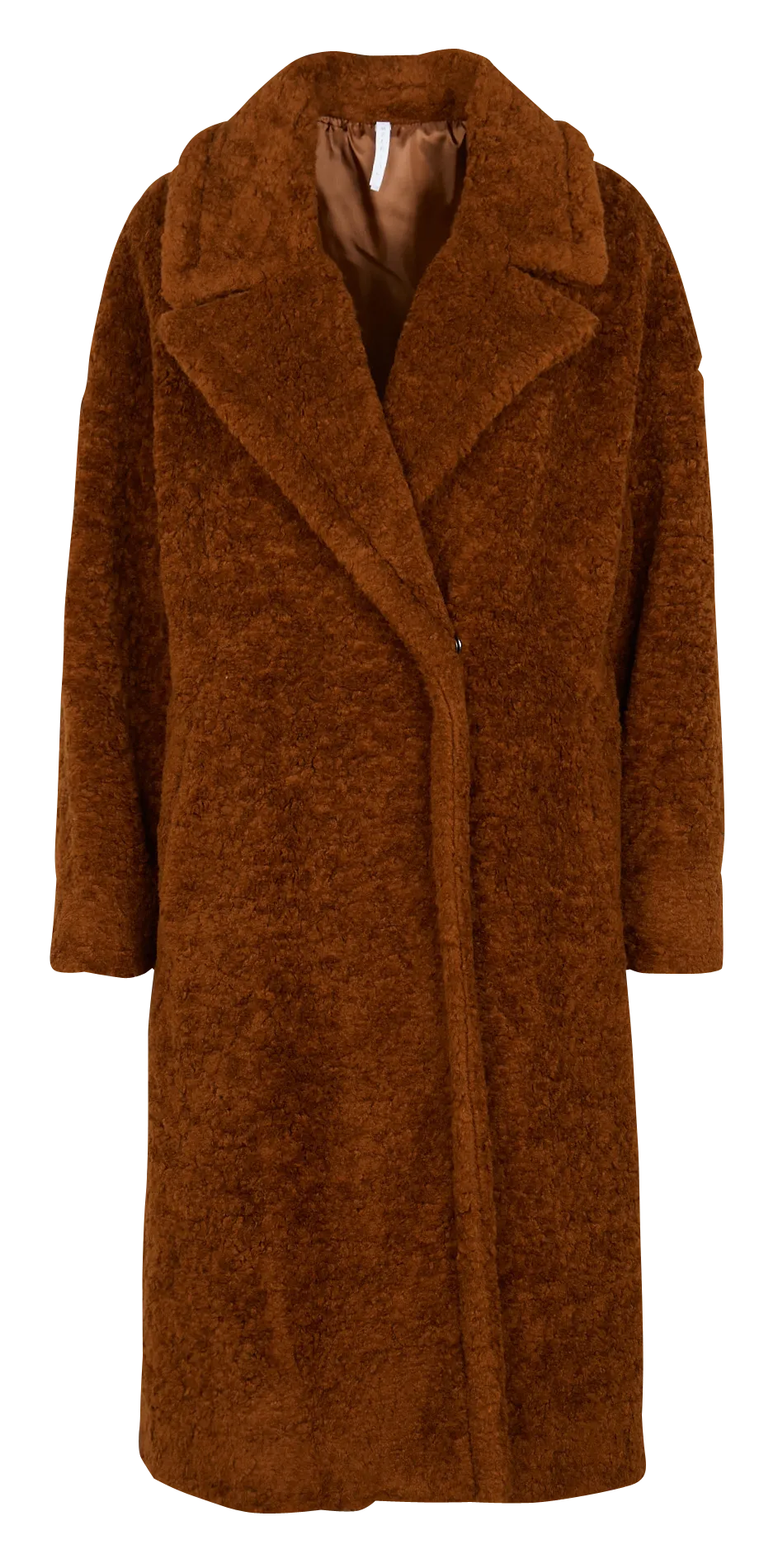 Manteau col tailleur Marron