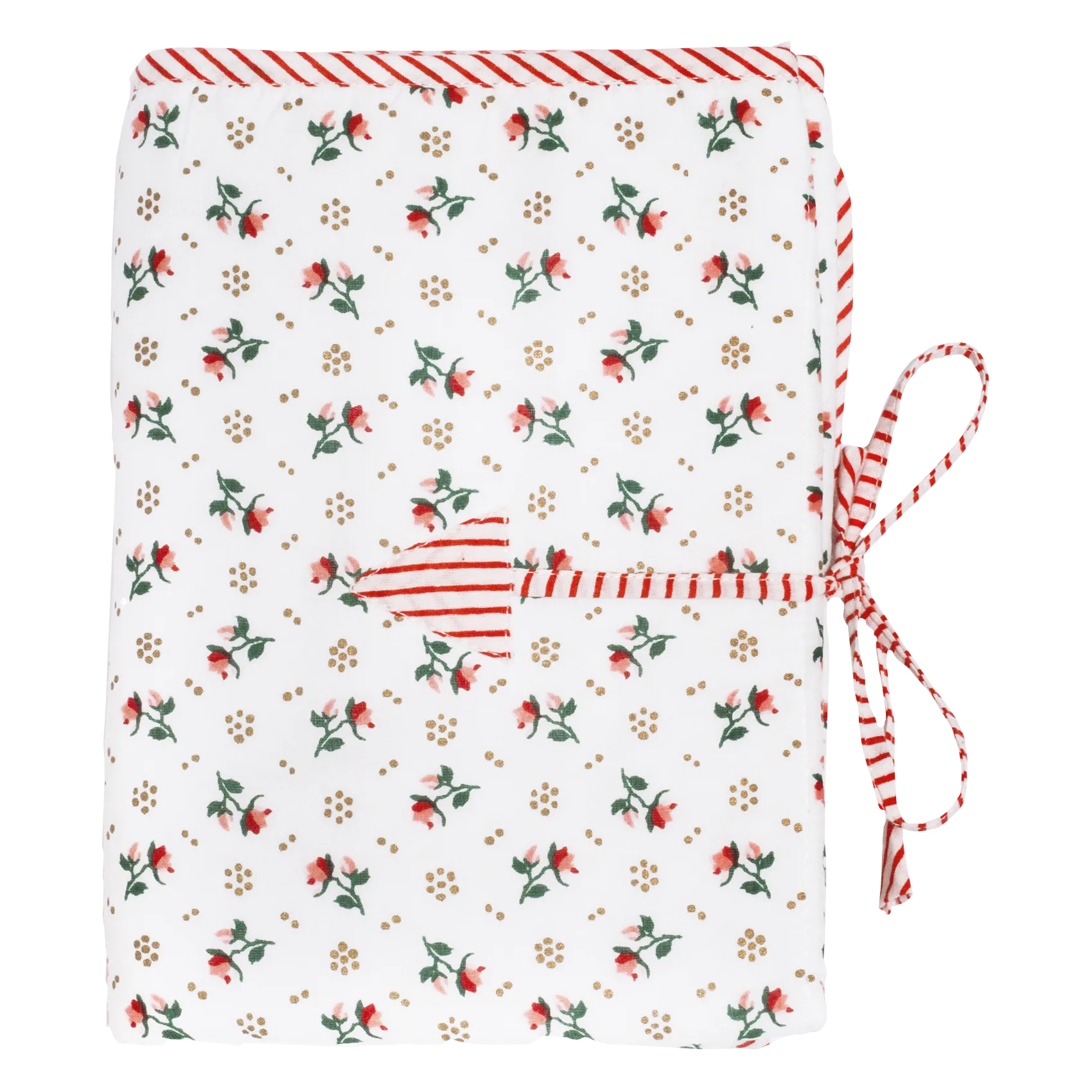 Matelas à langer de voyage imprimé en coton Blanc