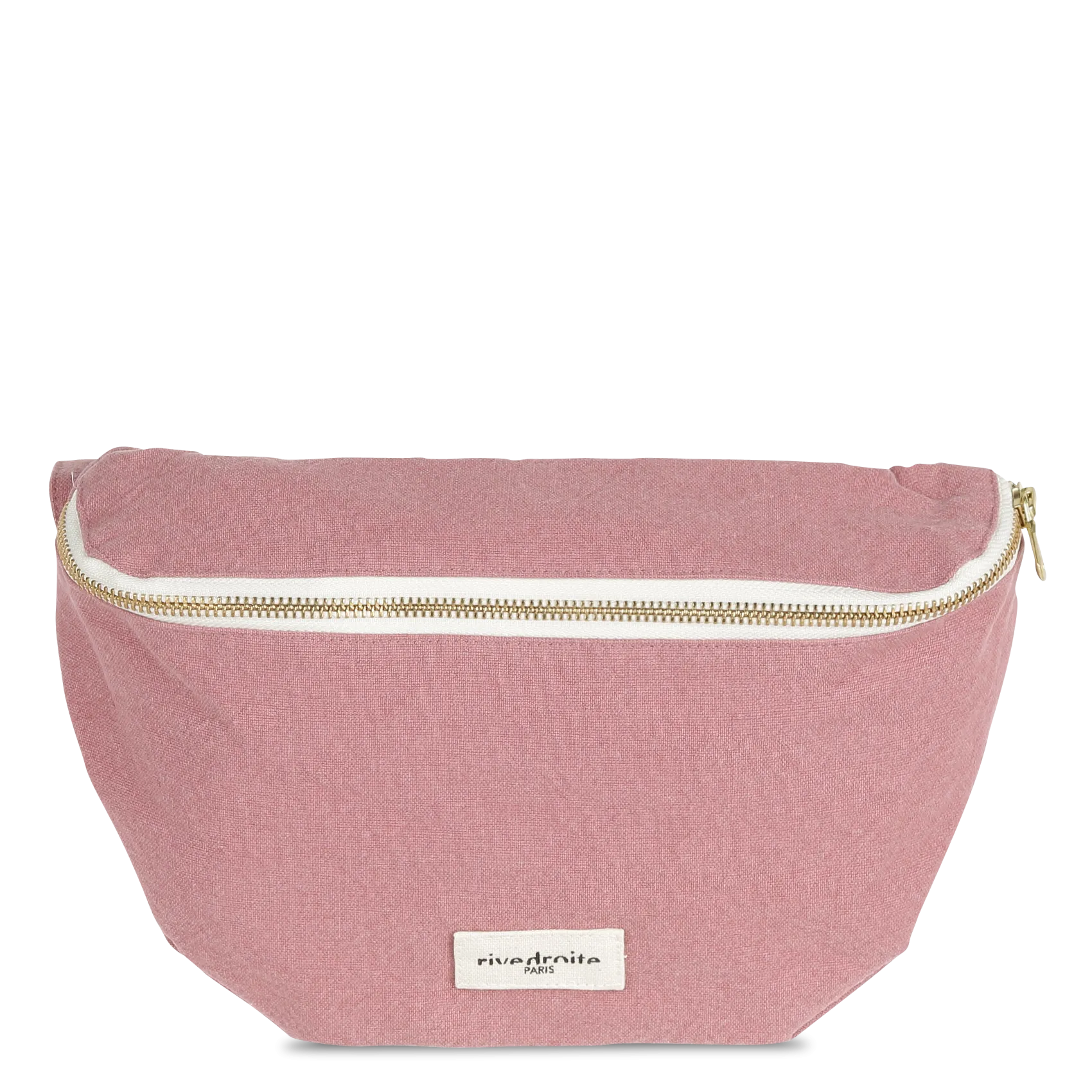 Sac banane en coton recyclé imprimé Rose CUSTINE