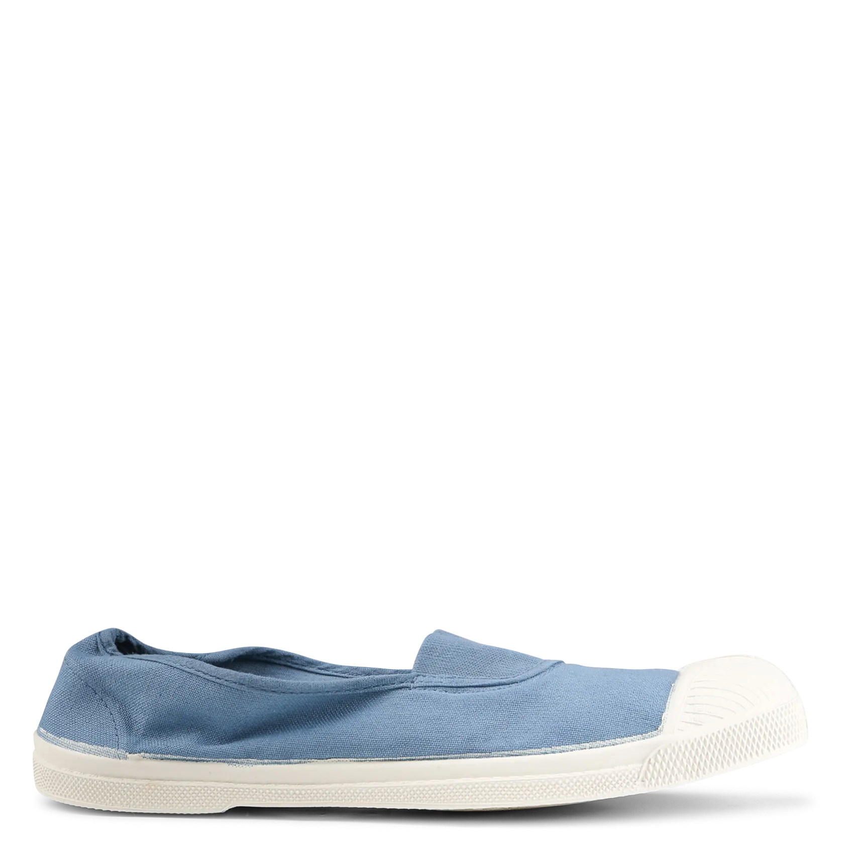 Tennis à élastique en toile Bleu