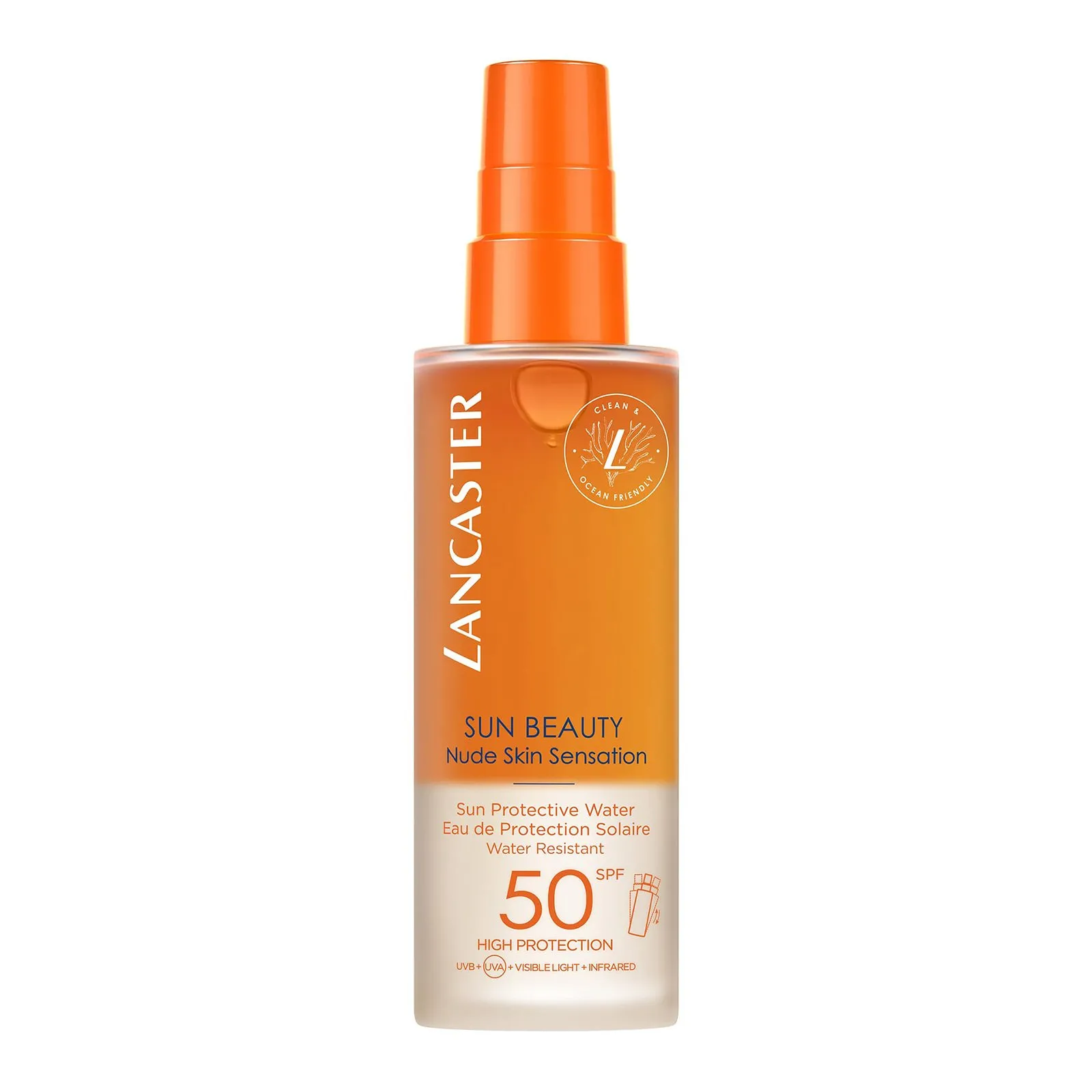 LANCASTER SUN BEAUTY - Eau Solaire effet peau nue spray SPF50 150ml