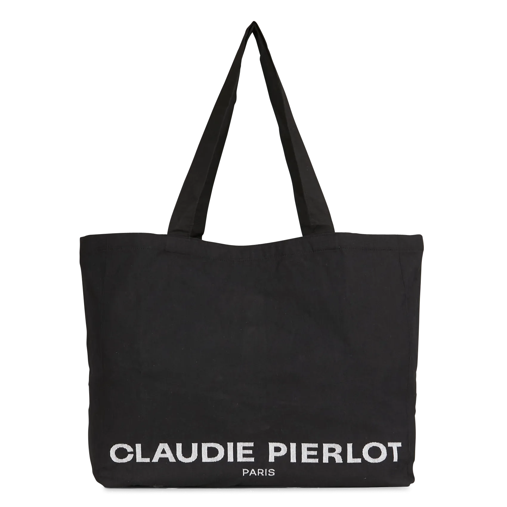 Sac cabas en coton recyclé Noir