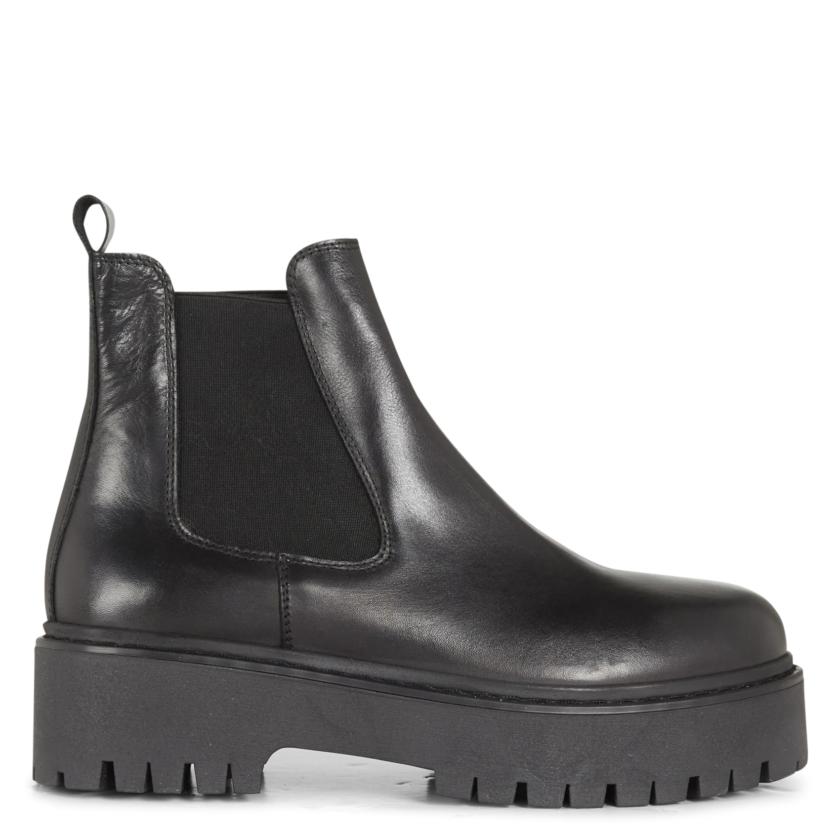 Bottines en cuir Noir RAVIE