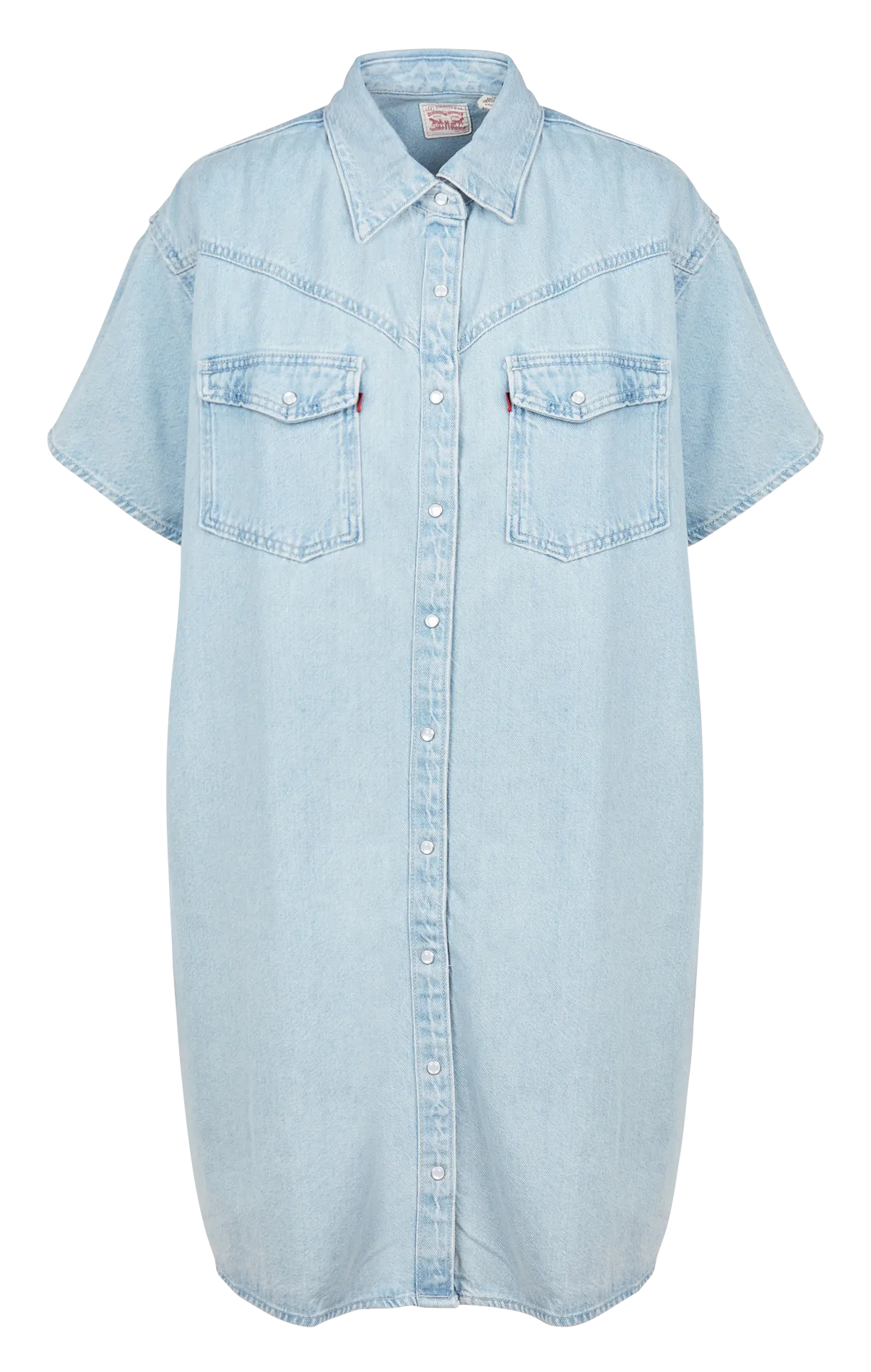 Robe chemise en denim Jean brut ELOWEN WESTERN DRESS