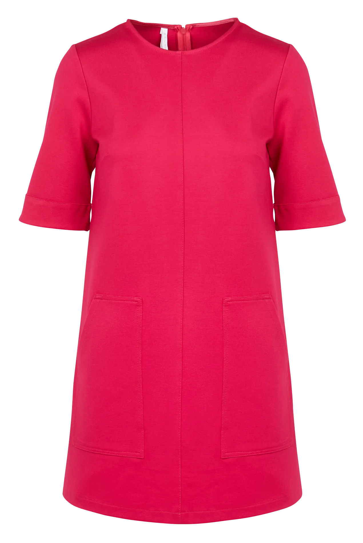 Robe courte col rond Violet