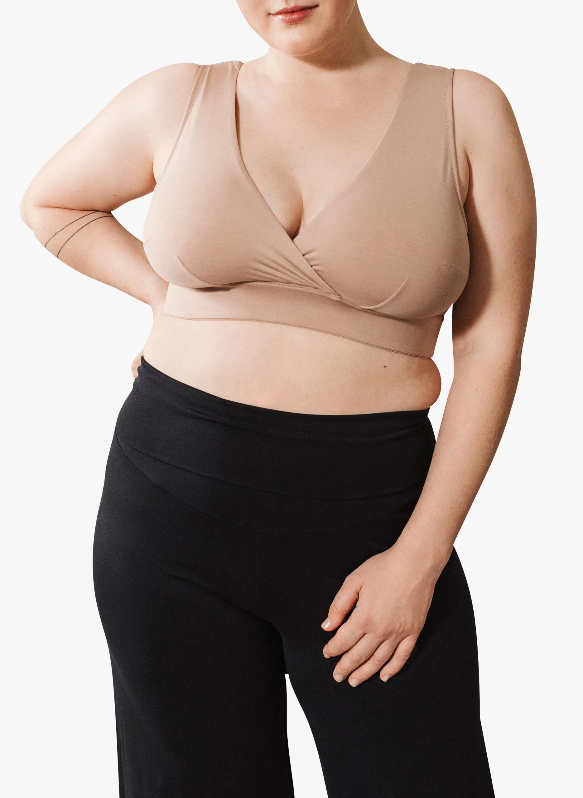 Soutien-gorge de grossesse et d'allaitement Beige