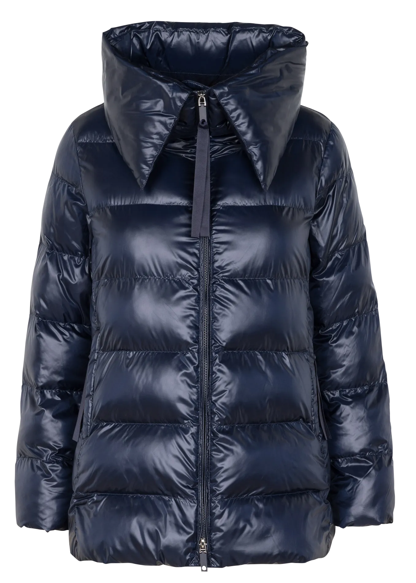 Doudoune col montant matelassée Bleu VENTO