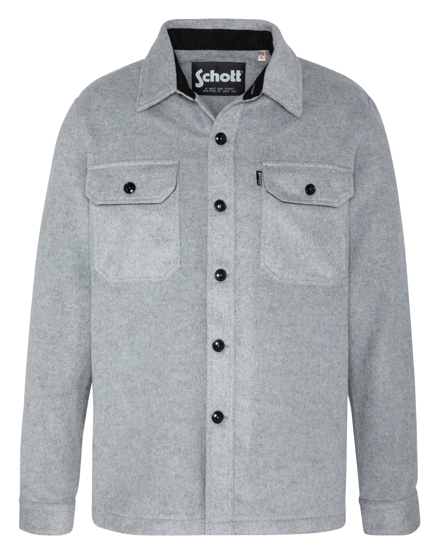 Surchemise col classique Gris