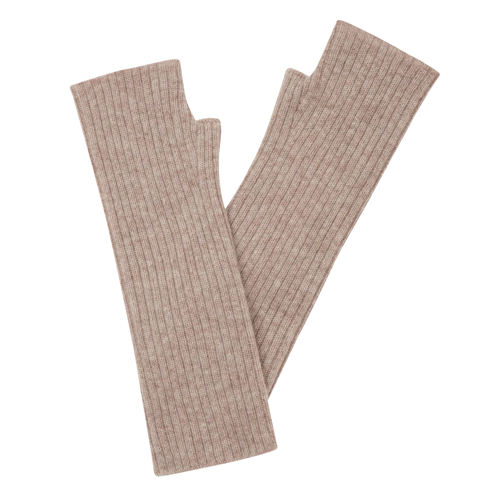 Mitaines en cachemire Beige