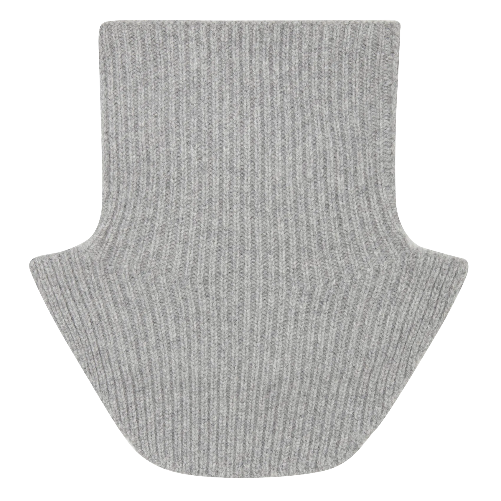 Col amovible en cachemire Gris