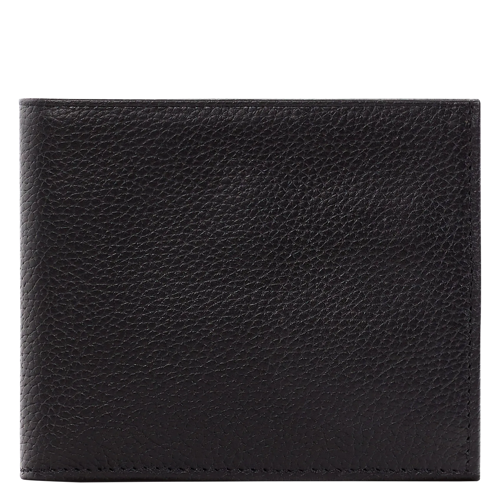 Portefeuille en cuir grainé Marron