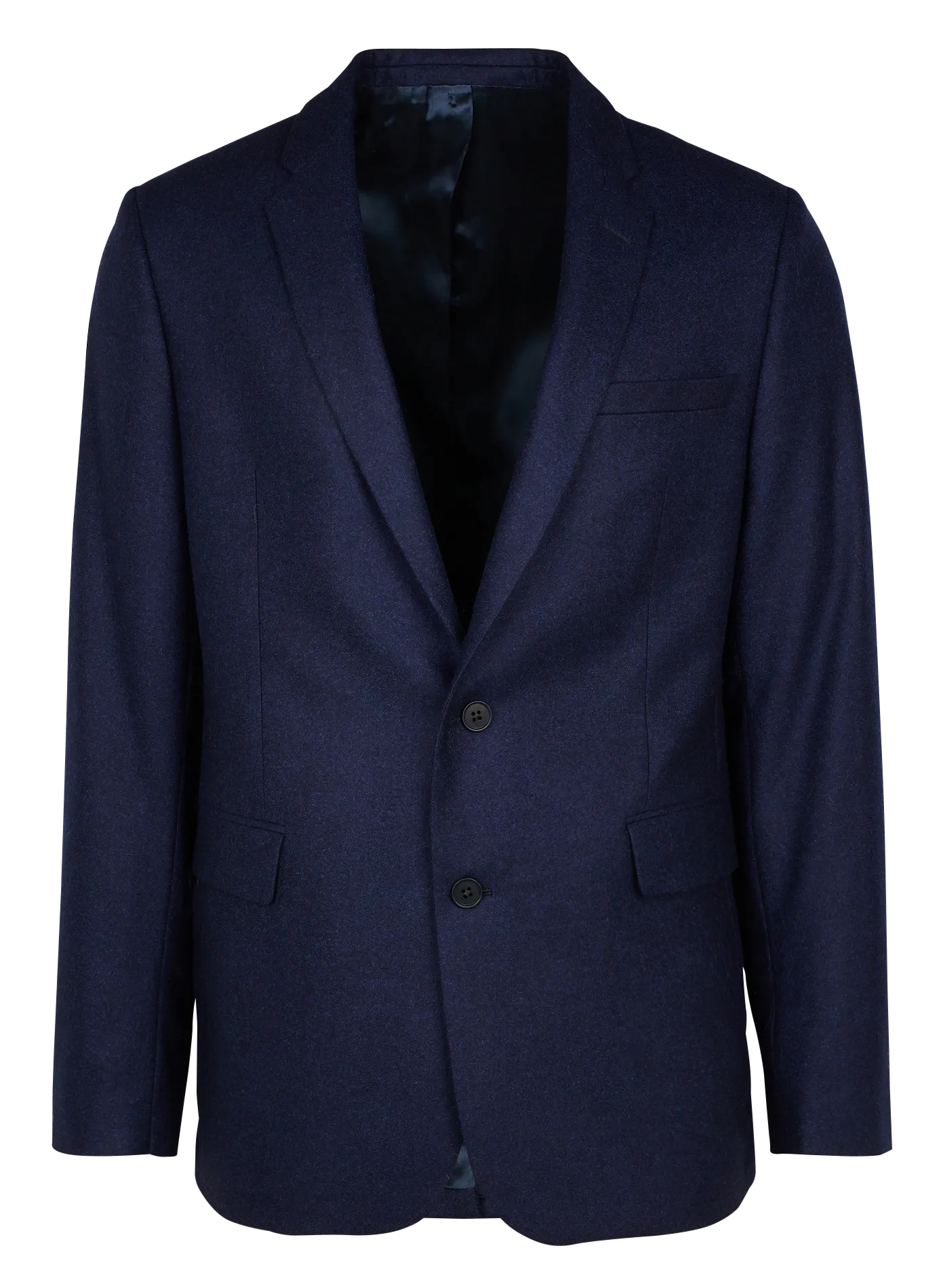 Veste de costume en laine feutrée Bleu