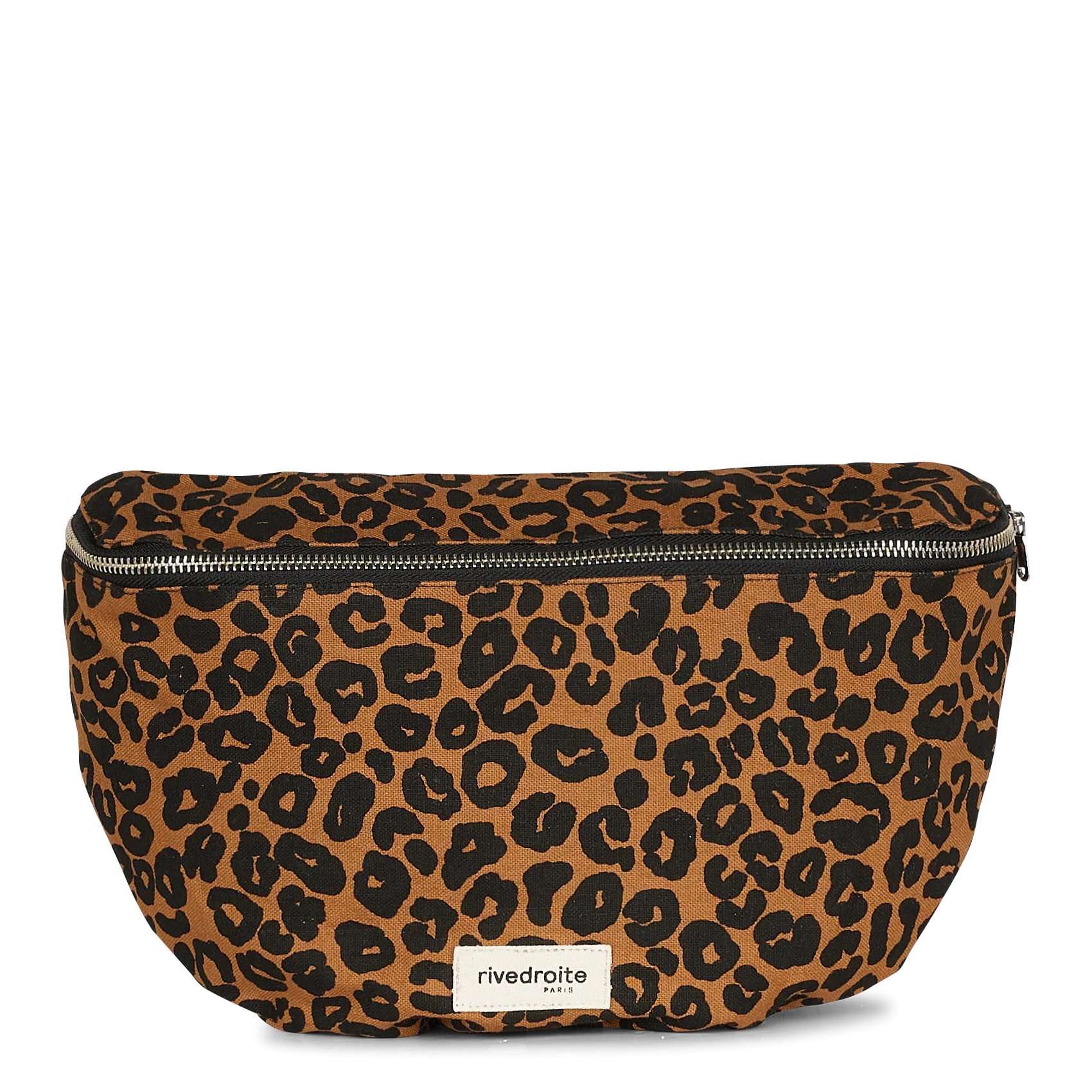 Sac banane imprimé en coton Marron CUSTINE XL