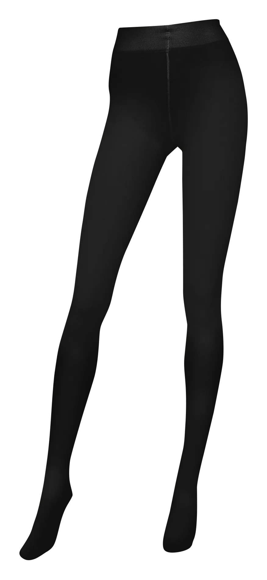 Collant en maille côtelée Noir