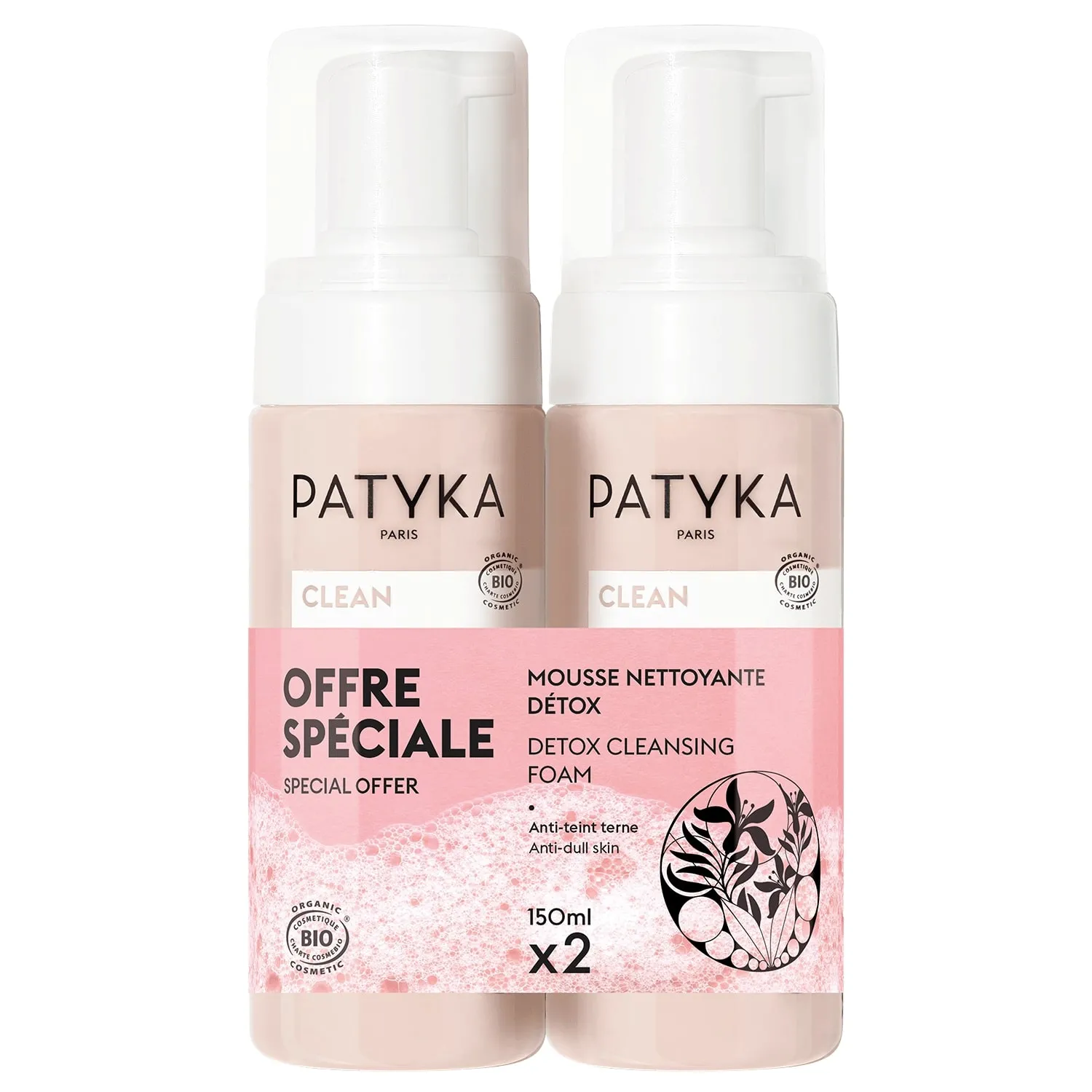 DUO MOUSSE NETTOYANTE DETOX