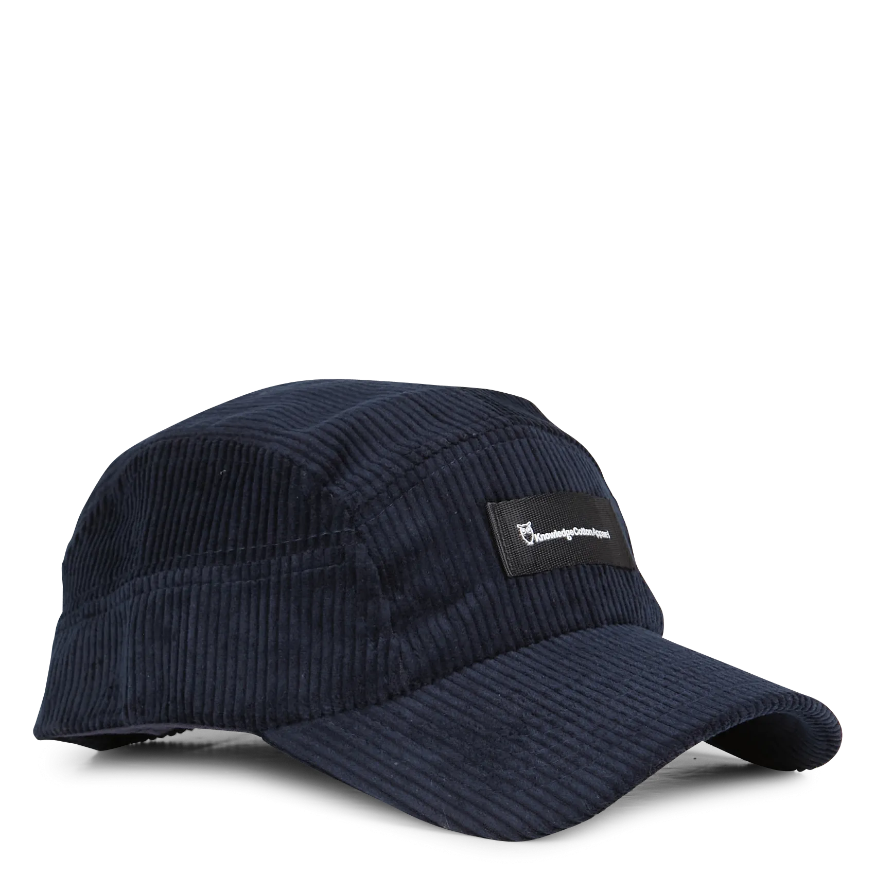 Casquette effet velours côtelé en coton bio Bleu